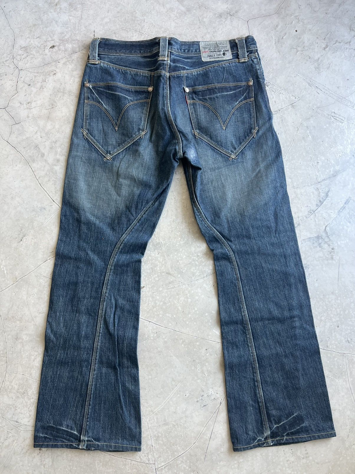 Levi's Vintage Levis Engineered Twisted Jeans Tag W32 Actual 33x30 Size US 32 / EU 48 - 6 Thumbnail