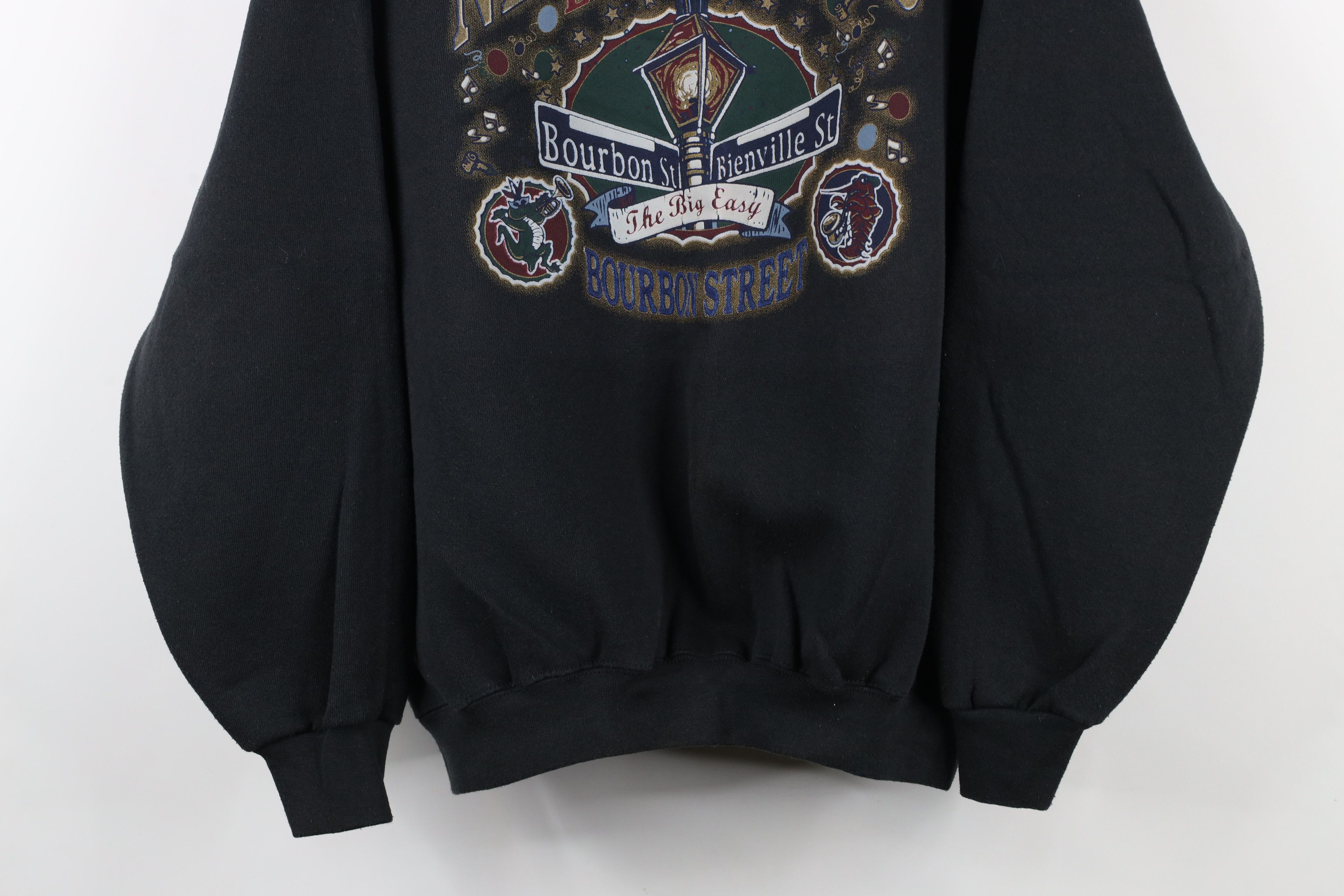 Vintage Vintage 90s Out New Orleans Bourbon Street Sweatshirt USA Size US L / EU 52-54 / 3 - 3 Thumbnail
