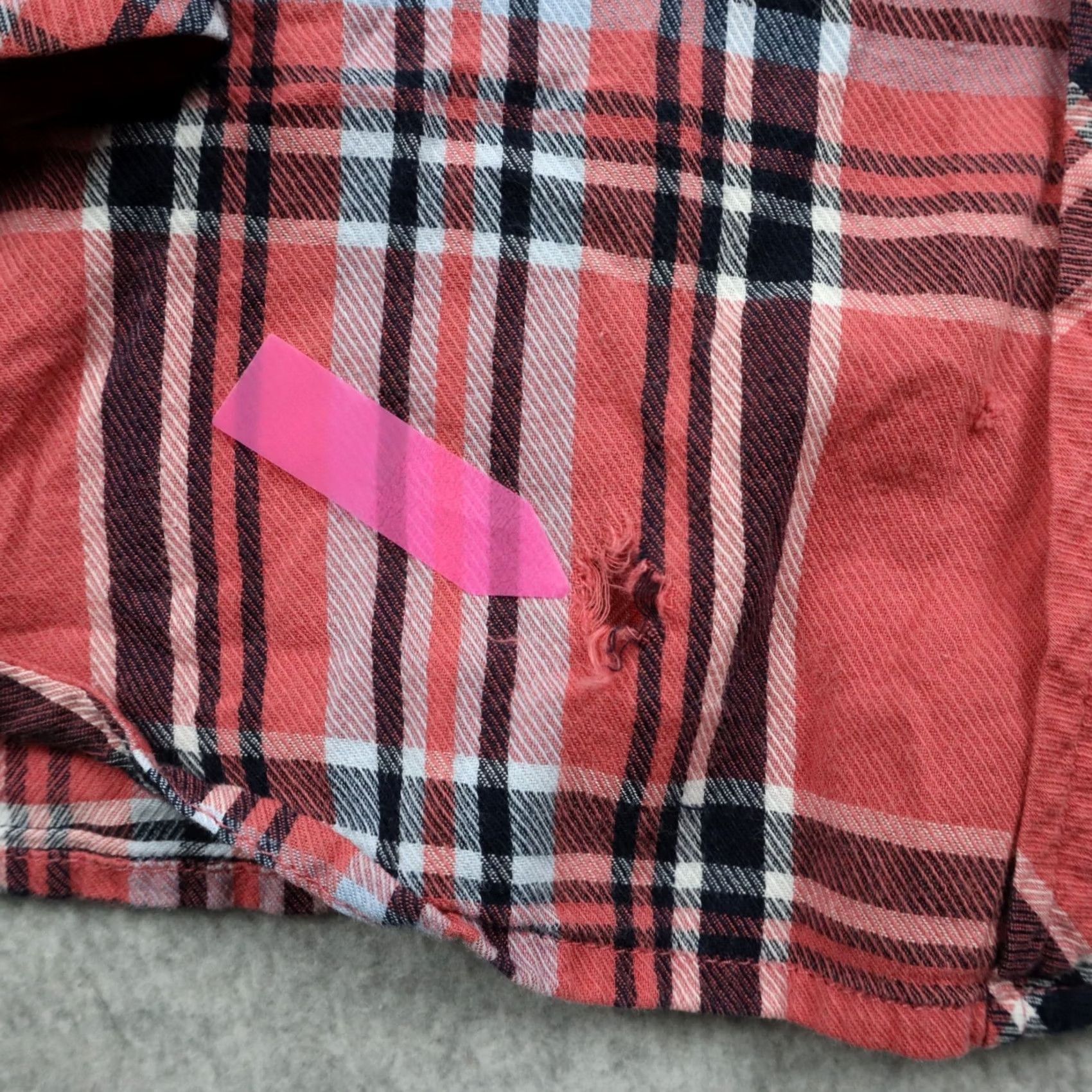 Talbots Talbots Shirt Womens Large Casual Button Up Pink Plaid Long Sleeve Size L / US 10 / IT 46 - 4 Thumbnail