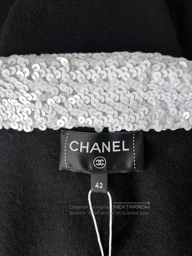 Chanel Chanel 23C Monte Carlo black and white contrast colour seq Size M / US 6-8 / IT 42-44 - 4 Thumbnail