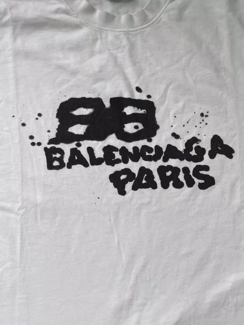 Balenciaga Balenciaga Monogrammed crewneck pullover short sleeve T-sh Size US M / EU 48-50 / 2 - 3 Thumbnail