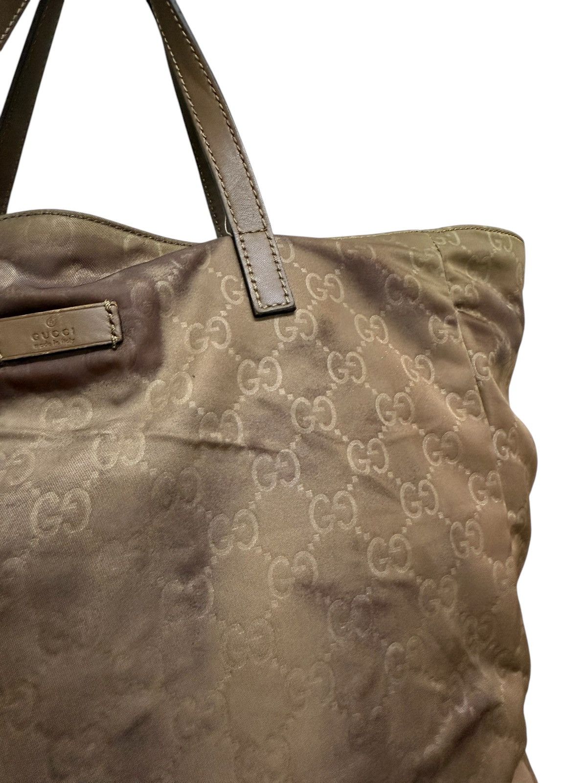 Gucci Gucci Monogram Nylon Tote Bag Size ONE SIZE - 3 Thumbnail