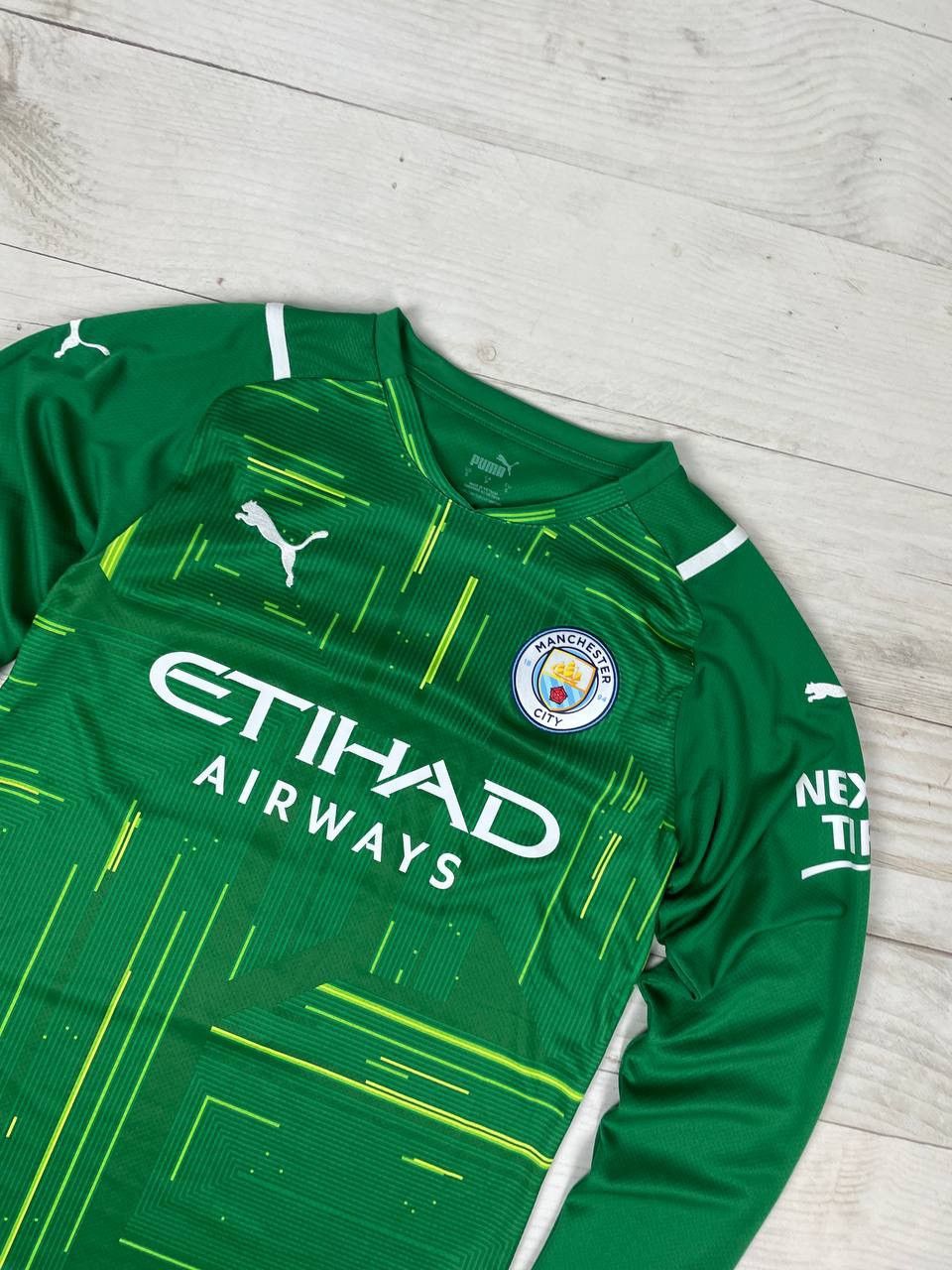 Puma Puma Manchester City 2021 2022 Hart #1 Goalkeeper Jersey Size US S / EU 44-46 / 1 - 3 Thumbnail