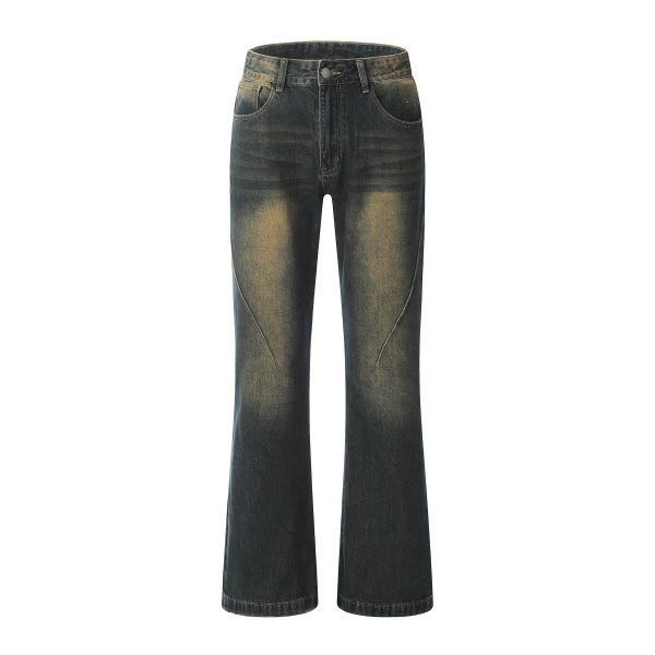 Japanese Brand × Jean American trendy slim fit loose straight casual flared jeans Size US 32 / EU 48 - 1 Thumbnail