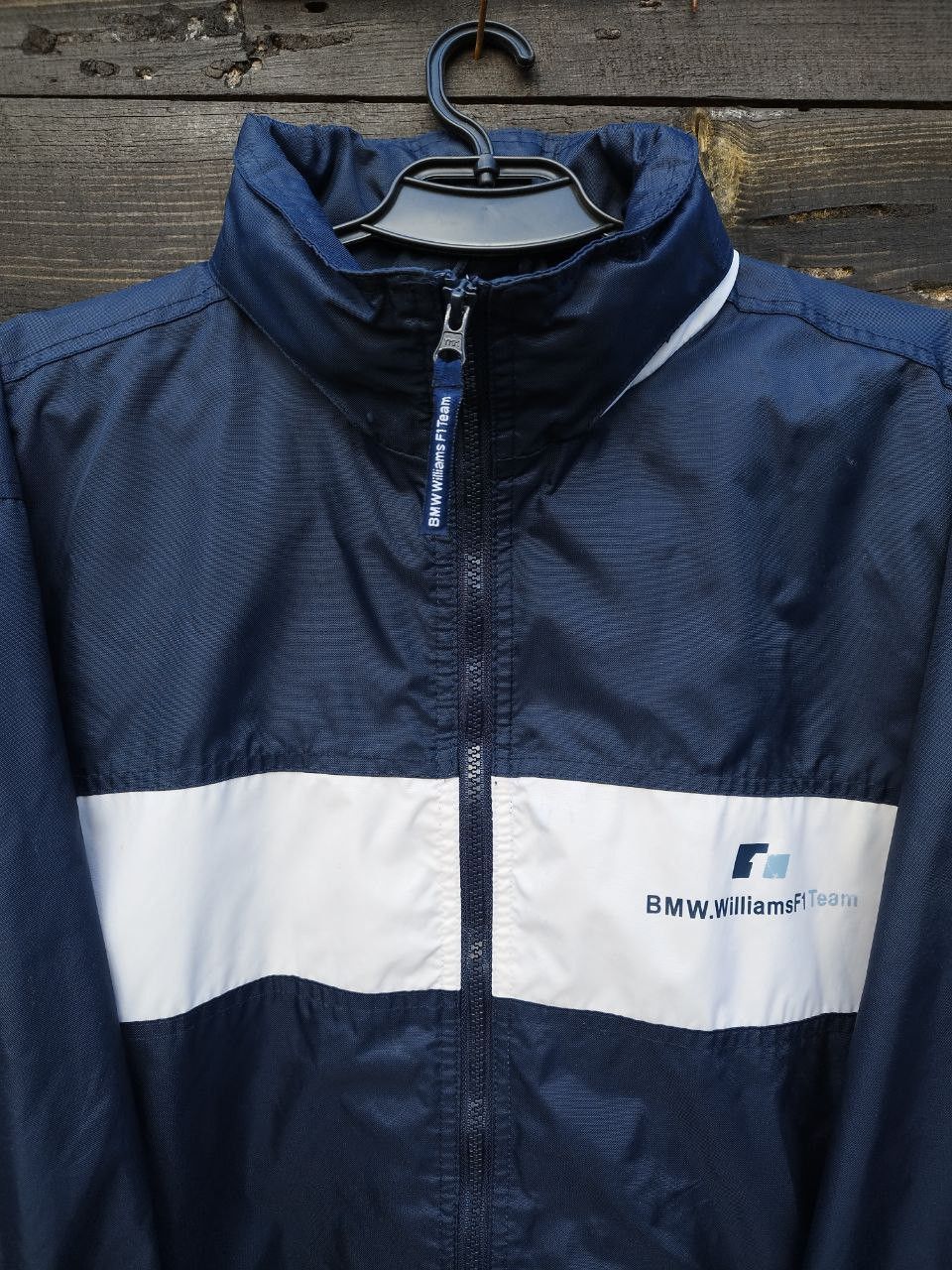 BMW VINTAGE BMW Williams F1 Team Paddock Nylon Jacket Retro 00s Size US L / EU 52-54 / 3 - 3 Thumbnail