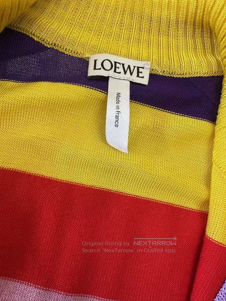 Loewe Loewe Striped long-sleeved knit shirt Size XS / US 0-2 / IT 36-38 - 3 Thumbnail