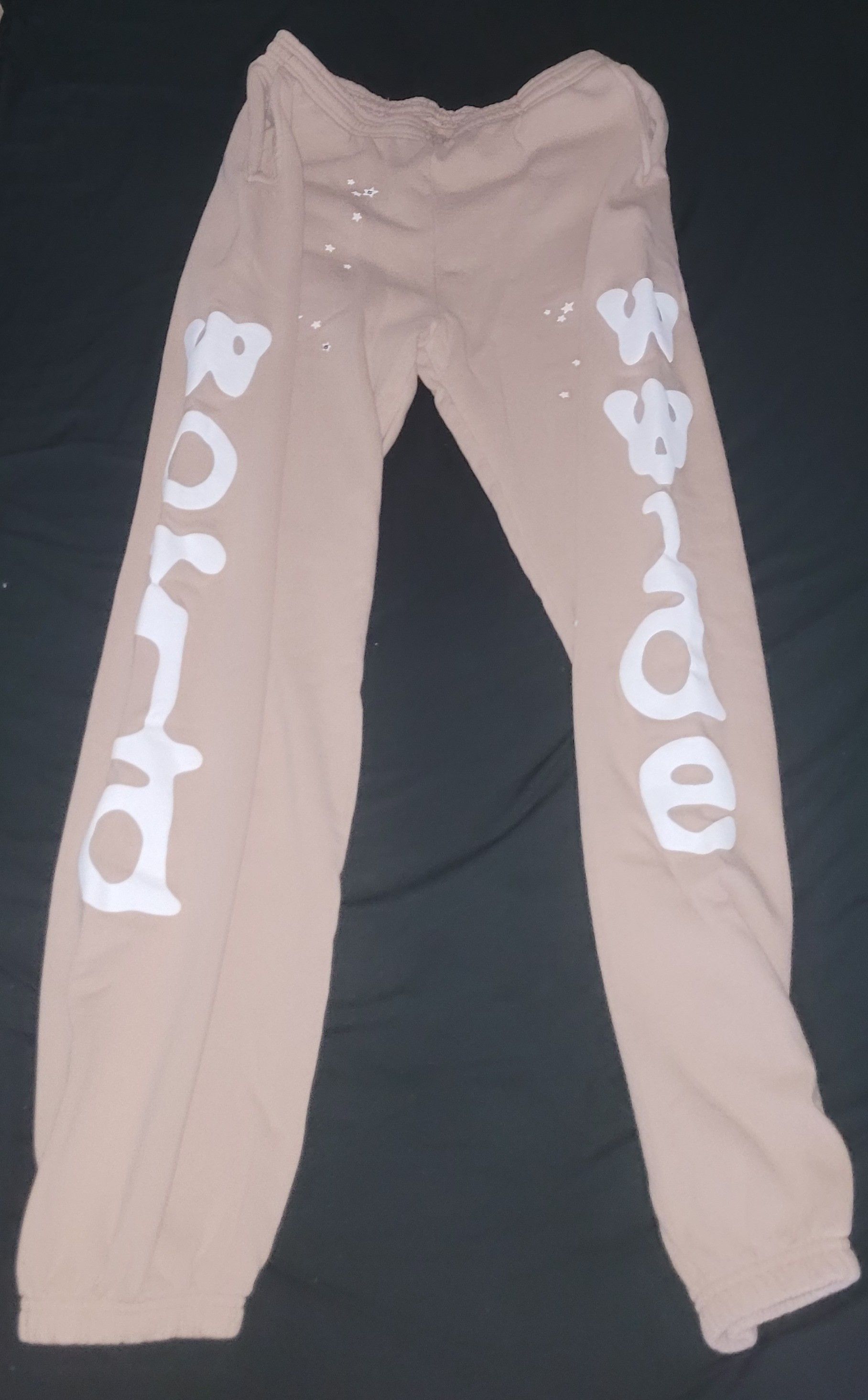 Sp5der × Young Thug Spider Worldwide Sand Beluga Sweatpants Large Size US 34 / EU 50 - 2 Thumbnail