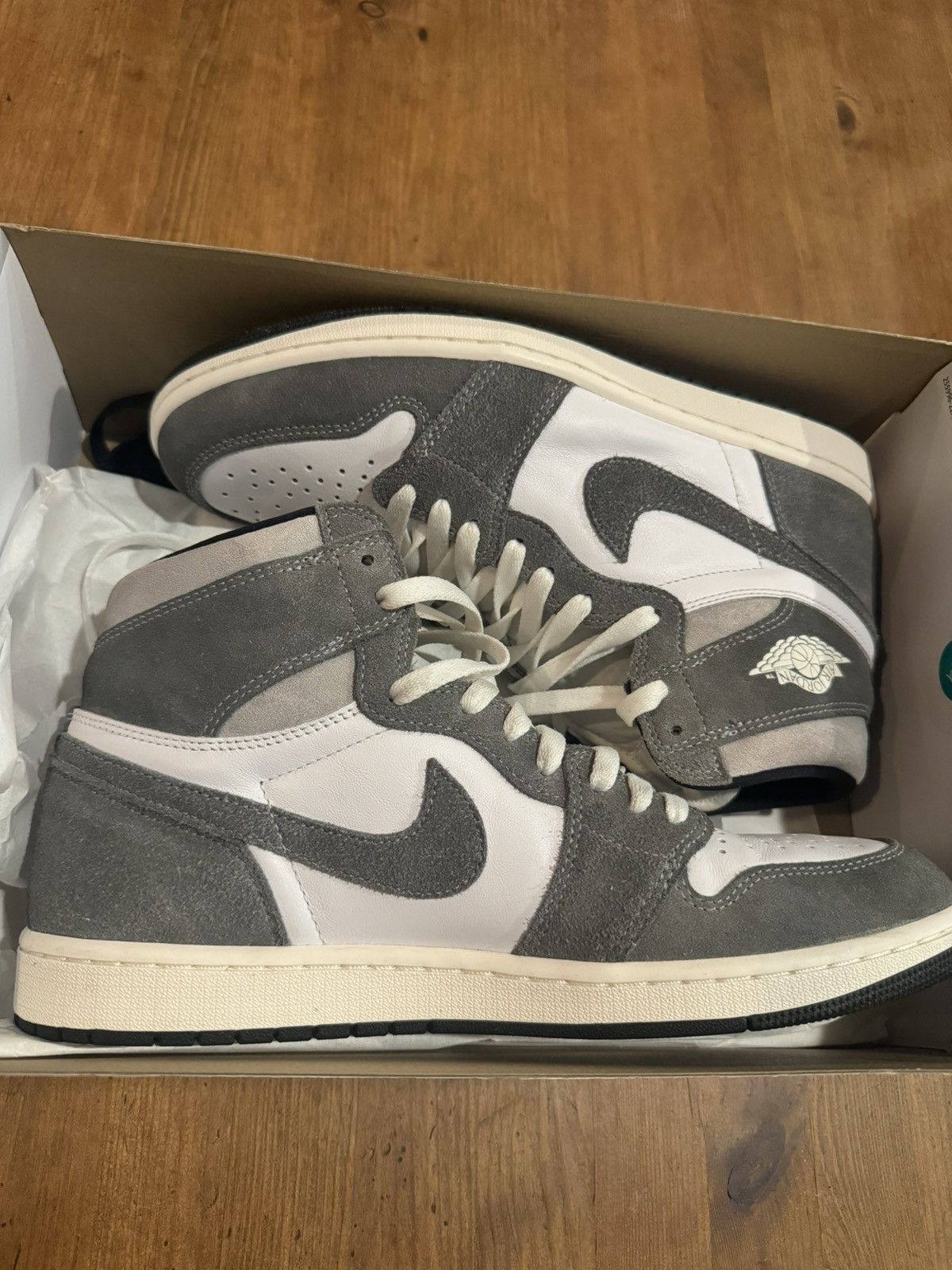 Nike Nike Air Jordan 1 Retro High OG ‘Washed Black’ Size US 11 / EU 44 - 1 Thumbnail