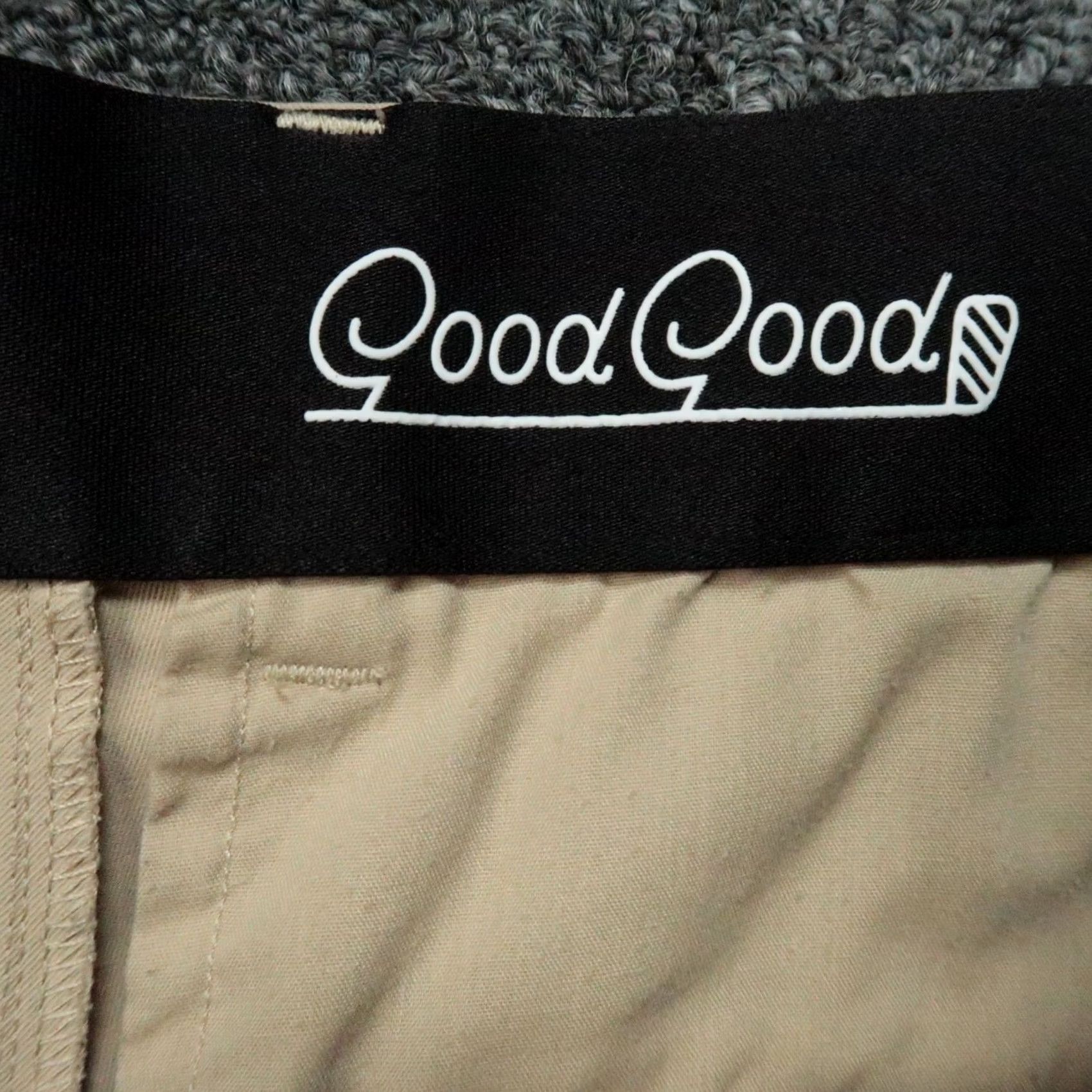 Vintage Good Good Pants Mens 28x30 Khaki Tan Jogger Zip Pocket Chino Stretch Size US 28 / EU 44 - 3 Thumbnail