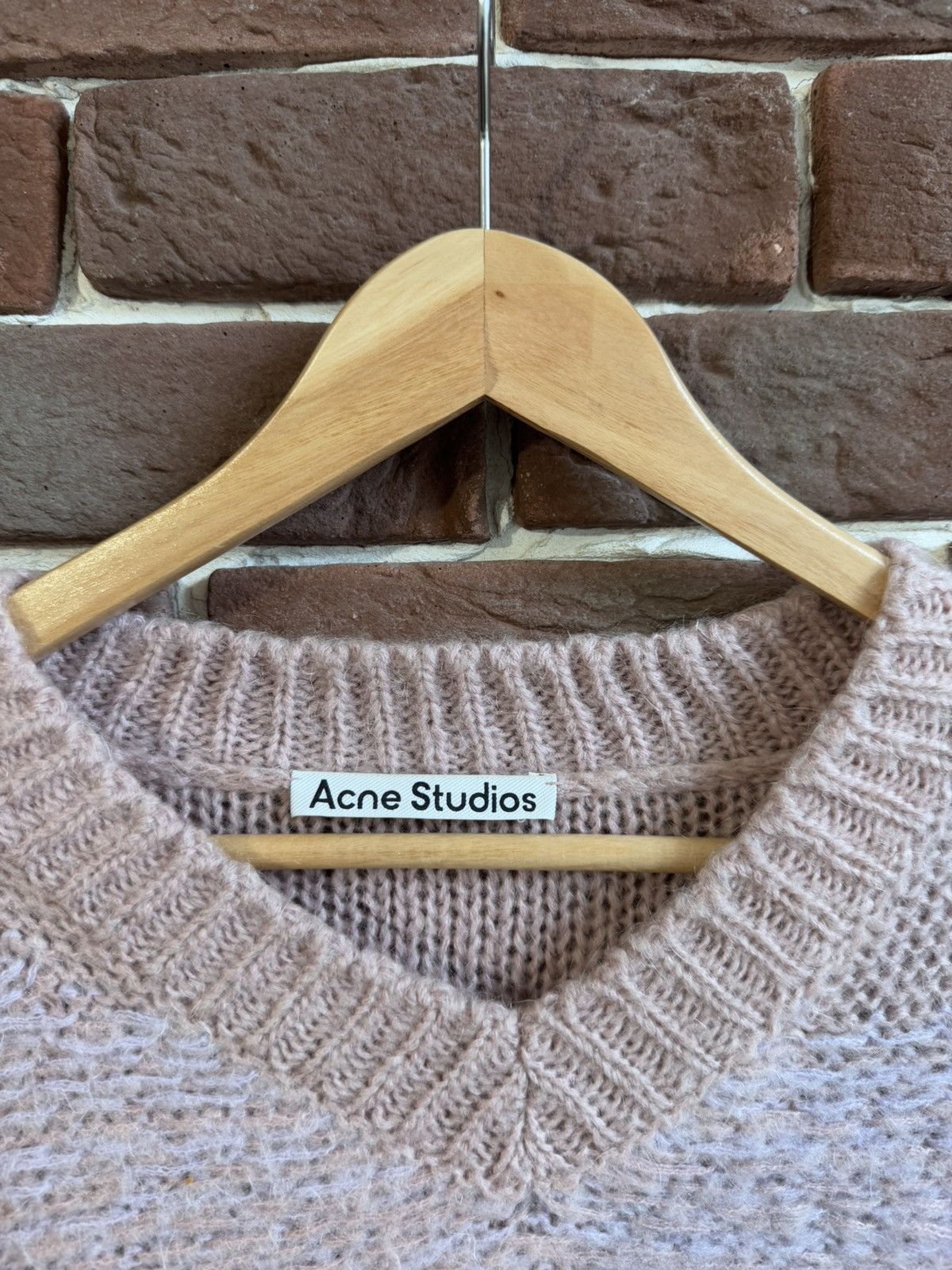 Acne Studios Acne Studios Designer Mohair Knit Sweater Blue Pink Grail Size US M / EU 48-50 / 2 - 5 Thumbnail