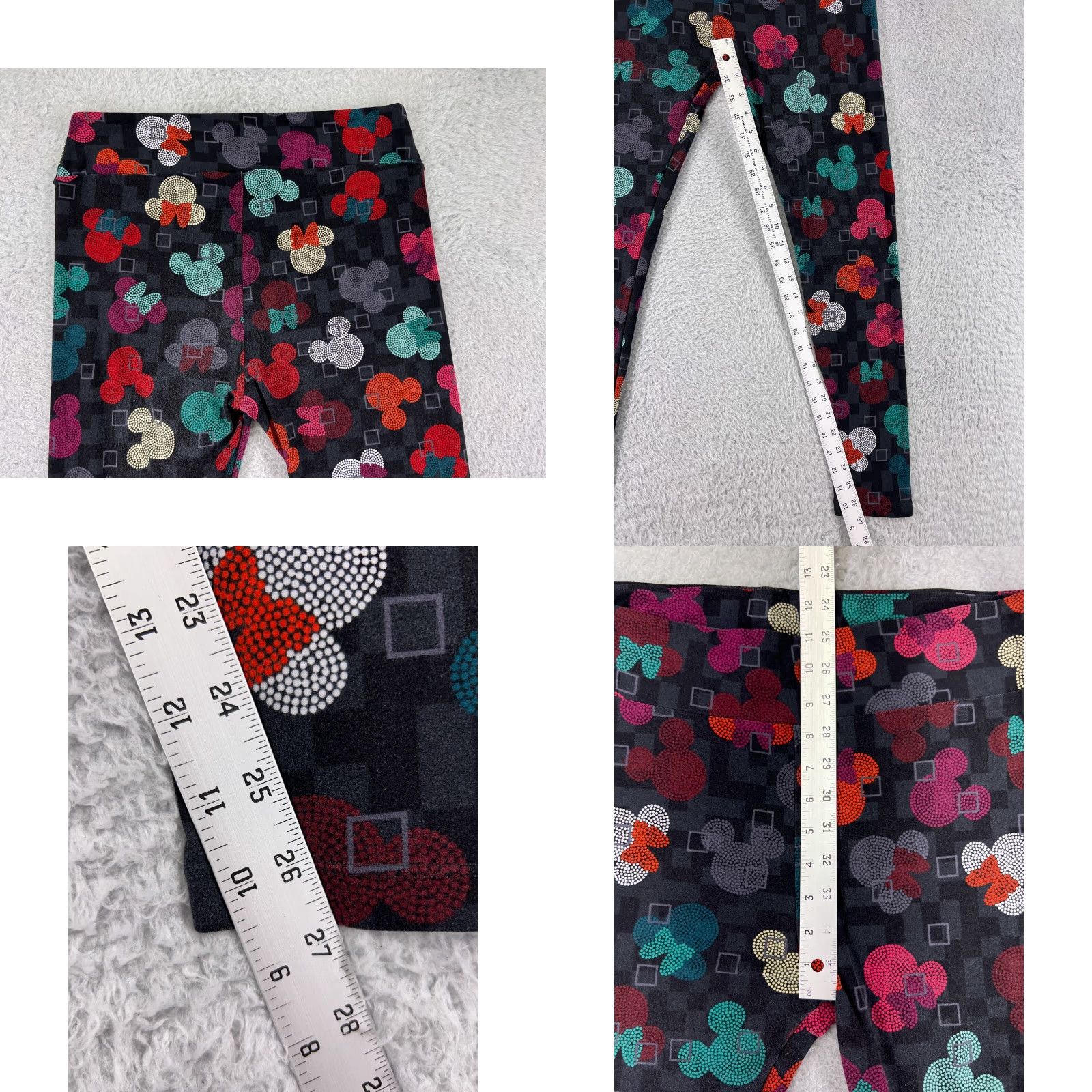 Vintage LuLaRoe Disney Leggings Womens Tall & Curvy Mickey Minnie Animal Print All Over Print Print Size 42" / US 20 - 8 Thumbnail