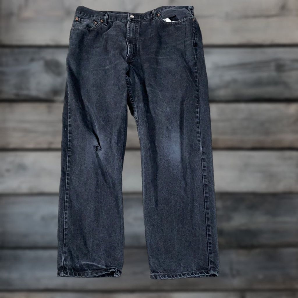 Levi's VINTAGE Levi's 550 Relaxed Fit Jeans Men's 42 x 30 Black Tapered 90s Retro Size US 42 / EU 58 - 1 Thumbnail