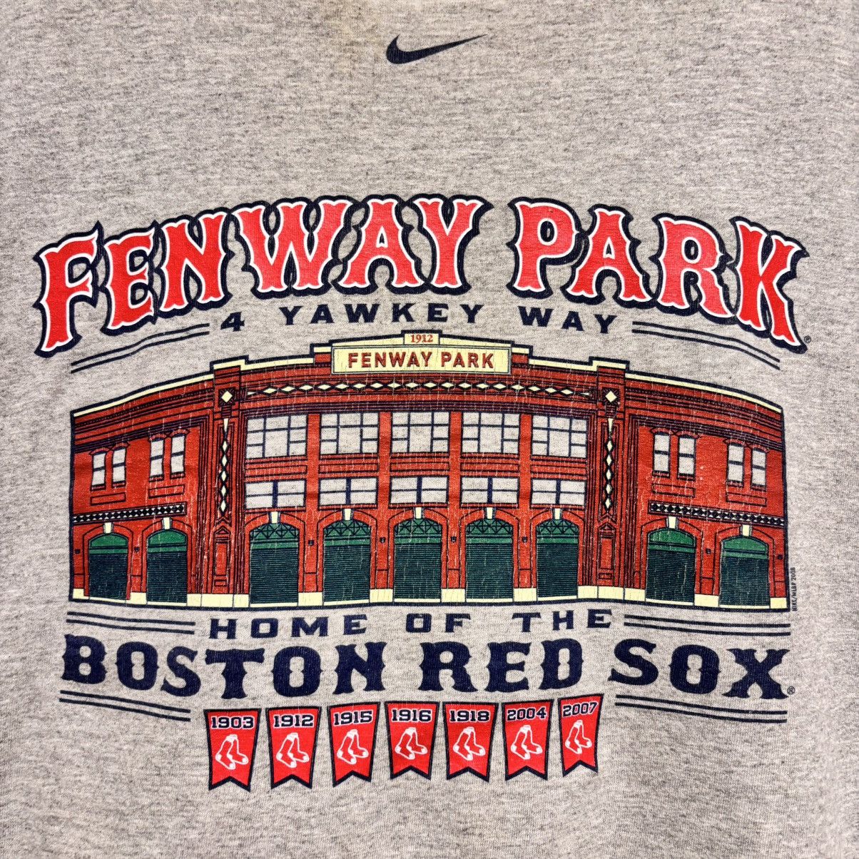 Nike Vintage Y2K Boston Red Sox Fenway Park Nike T-Shirt MLB RARE Size US L / EU 52-54 / 3 - 3 Thumbnail