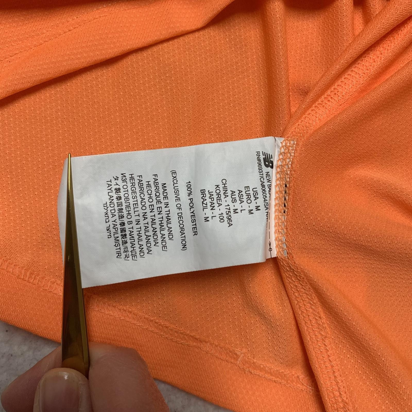 New Balance New Balance Men's Medium Orange Pride Run Tank Top Size ONE SIZE - 7 Thumbnail