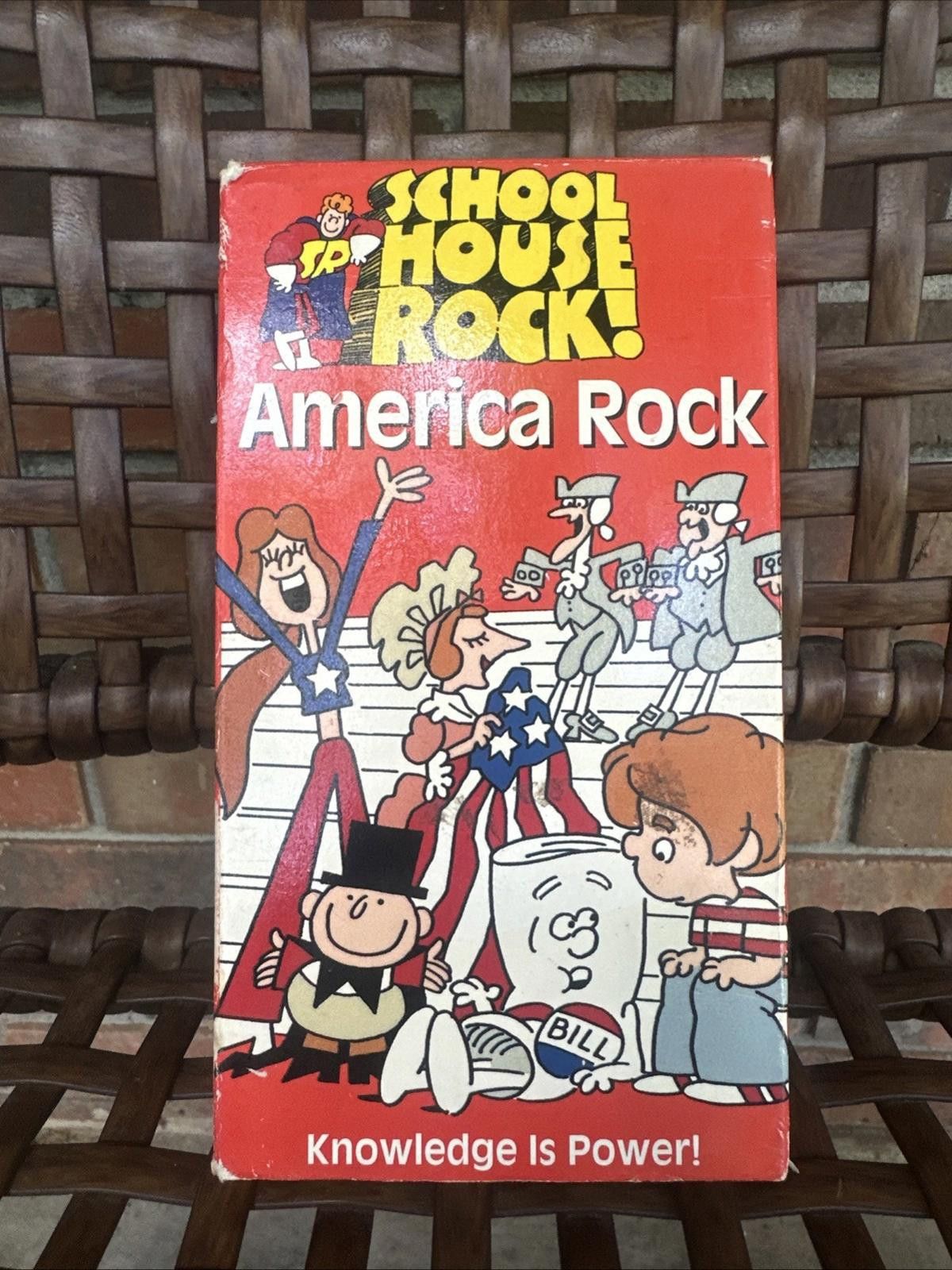 Designer Disney School House Rock America Rocks! VHS Video Tape ABC Size ONE SIZE - 1 Thumbnail