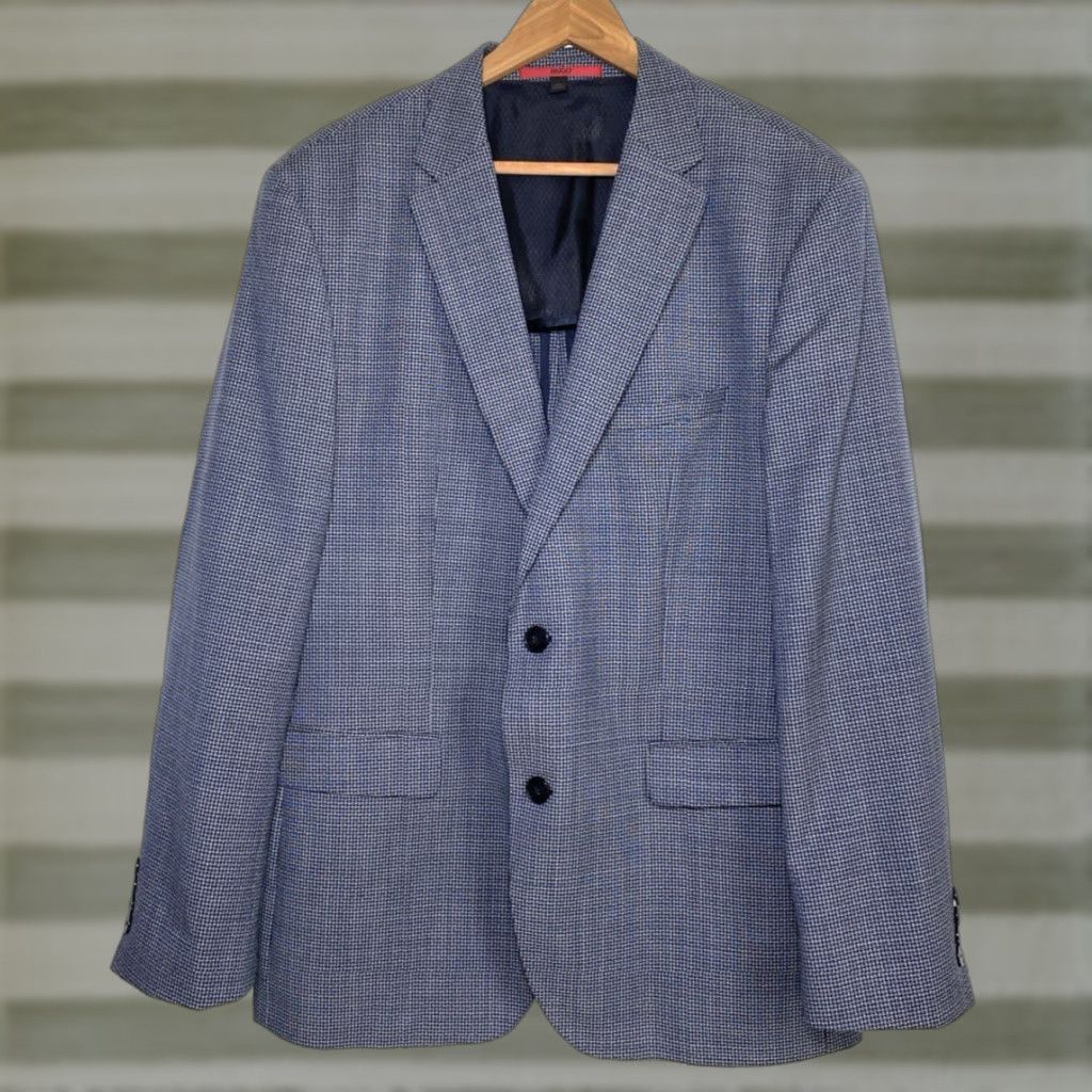 Hugo Boss Hugo Boss Men's Wool Sport Coat Jacket Sz 44R Size US S / EU 44-46 / 1 - 1 Thumbnail