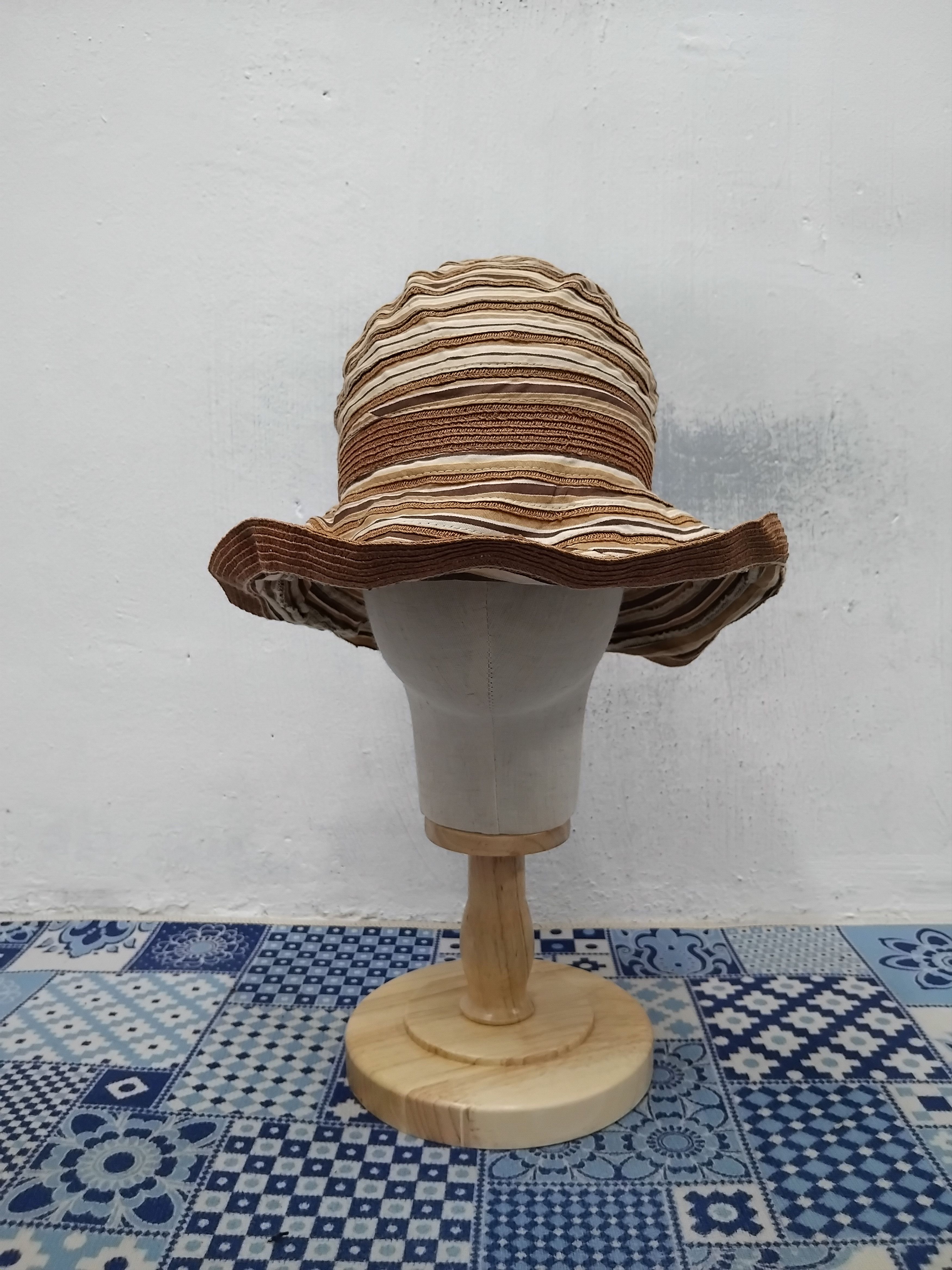Japanese Brand Stripe Japanese style old school hat Size ONE SIZE - 1 Thumbnail
