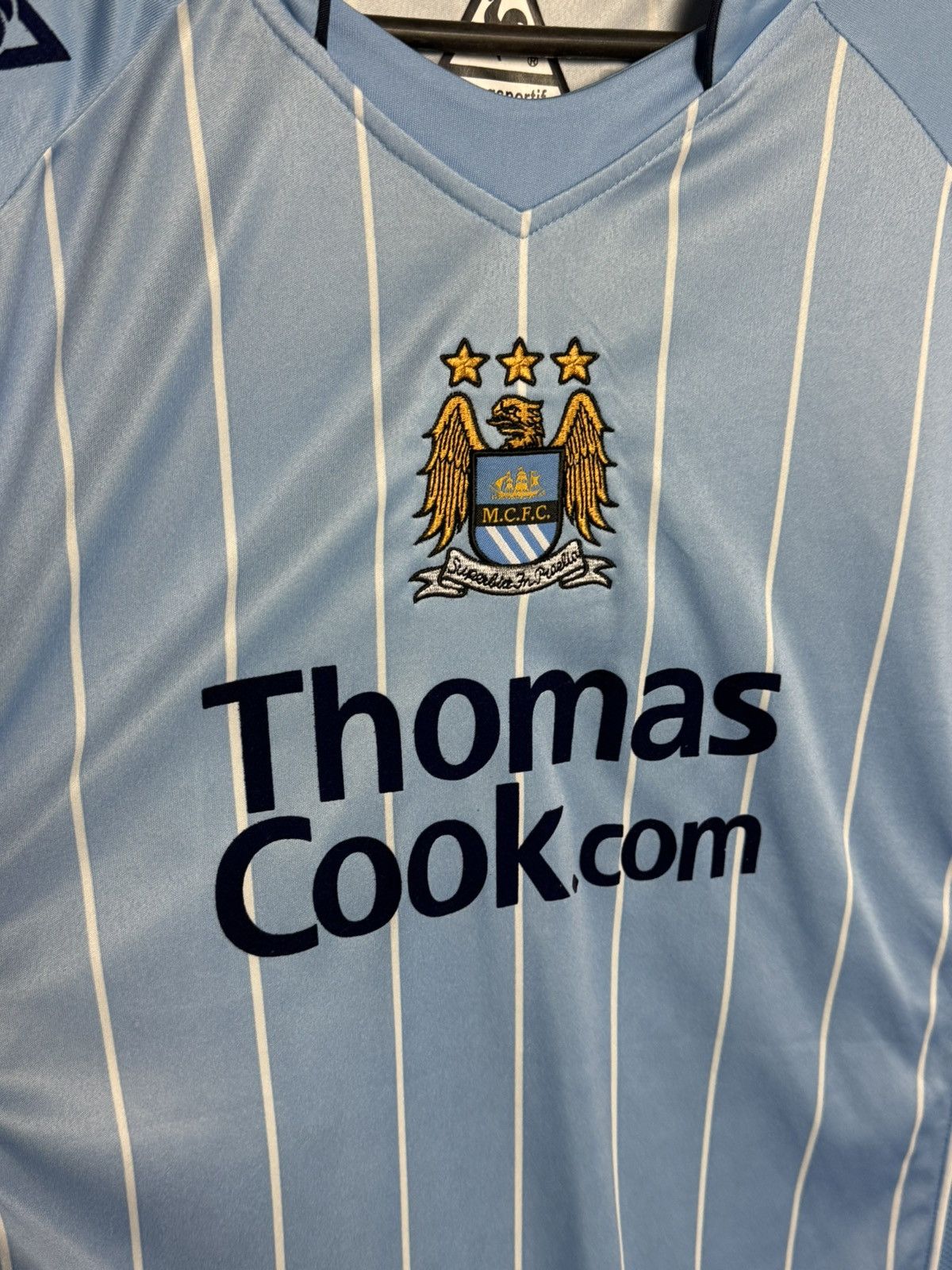 Le Coq Sportif Manchester City 07/08 Home Football Jersey Size US XL / EU 56 / 4 - 3 Thumbnail
