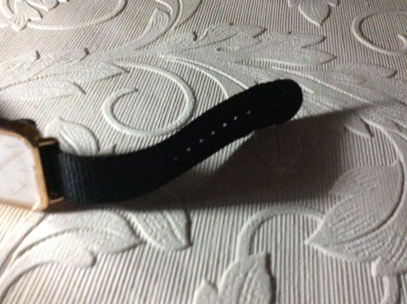 Designer David Daber Swiss made men's white dial blacl strap watch Size ONE SIZE - 5 Thumbnail