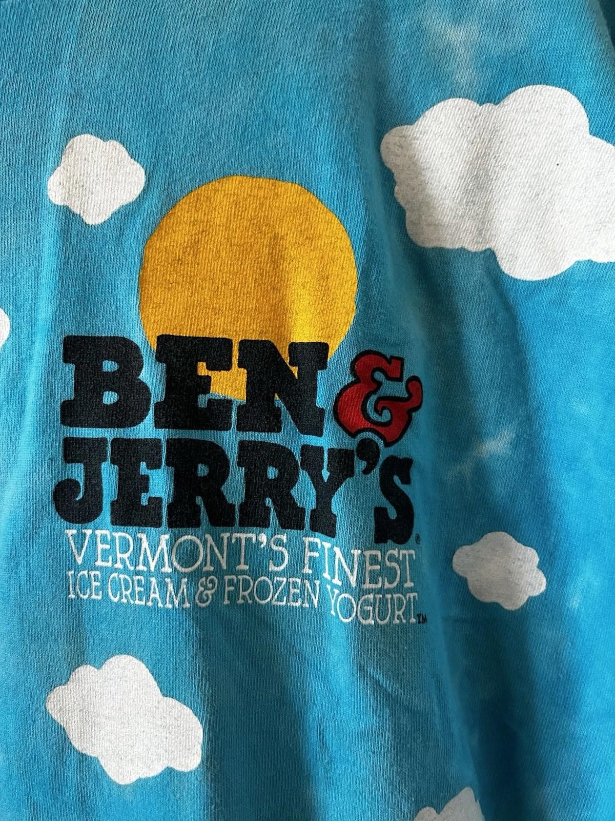 Liquid Blue Vintage Ben And Jerry’s Liquid Blue Cow Tie Dye Shirt XXL Size US XL / EU 56 / 4 - 2 Thumbnail