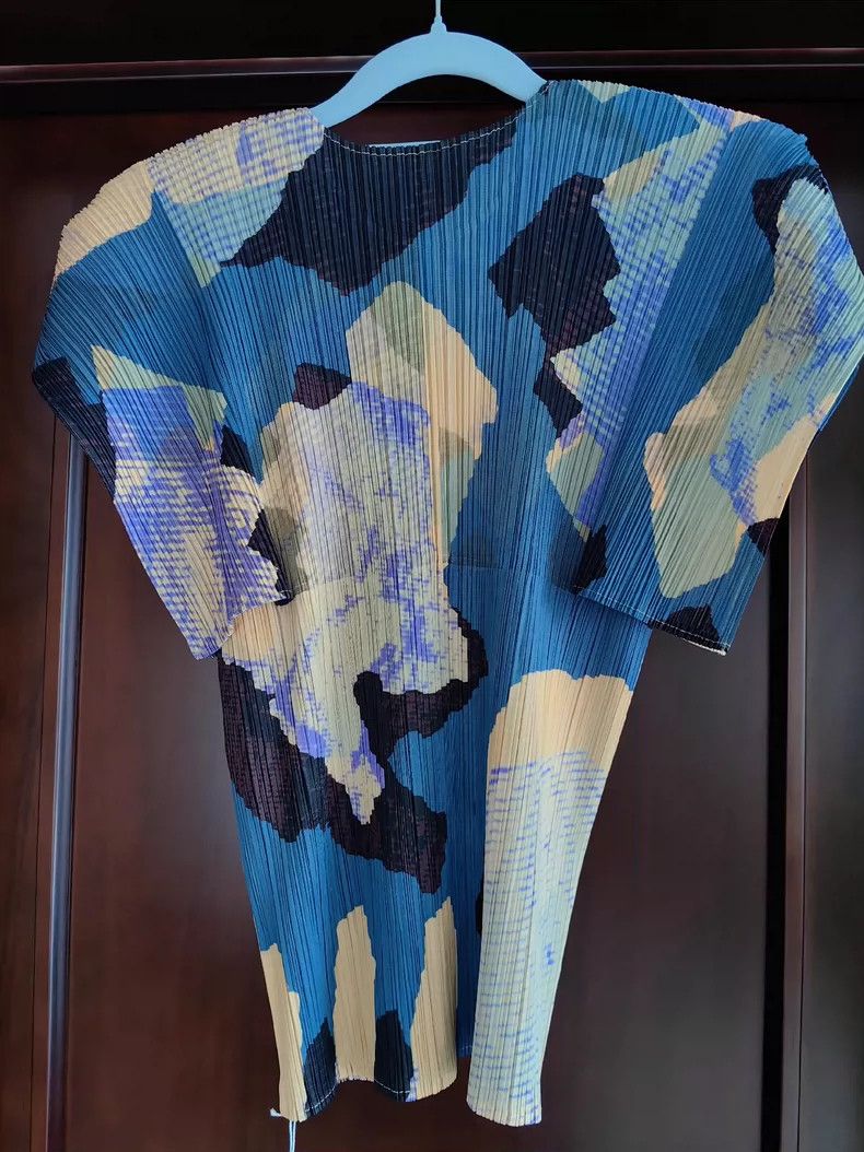 Issey Miyake Issey Miyake size:3 Yellow and Blue Cosmic Meteorite Serie Size S / US 4 / IT 40 - 2 Thumbnail