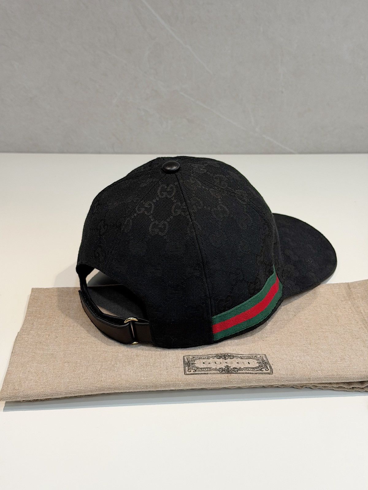 Gucci GUCCI GG Monogram Web Baseball Cap Demna Nettspend Tom Ford Size ONE SIZE - 9 Thumbnail