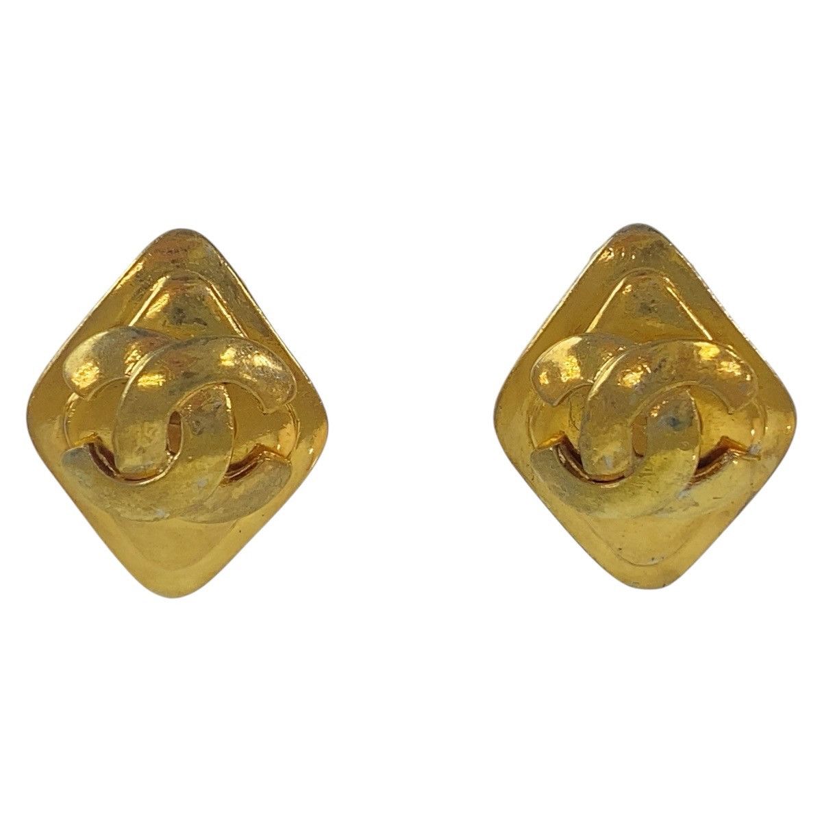 Chanel Chanel Chanel Gold-Plated Coco Mark Earrings Metal Earrings DUTY FREE for USA Size ONE SIZE - 1 Thumbnail