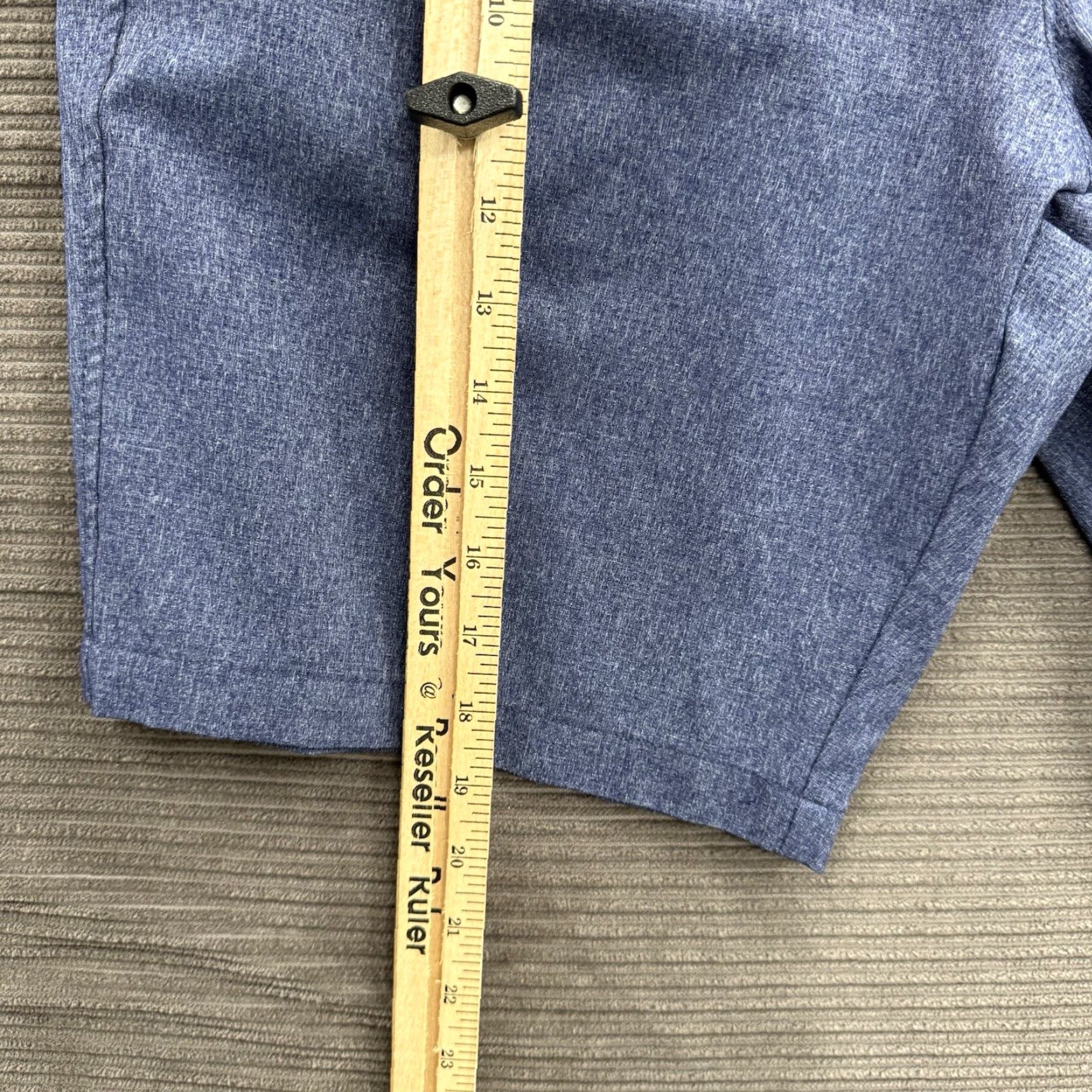 Under Armour Under Armour Short Men 32 Blue Polyester Outdoors Golfing Performance Walking Shirt Size US 32 / EU 48 - 6 Thumbnail