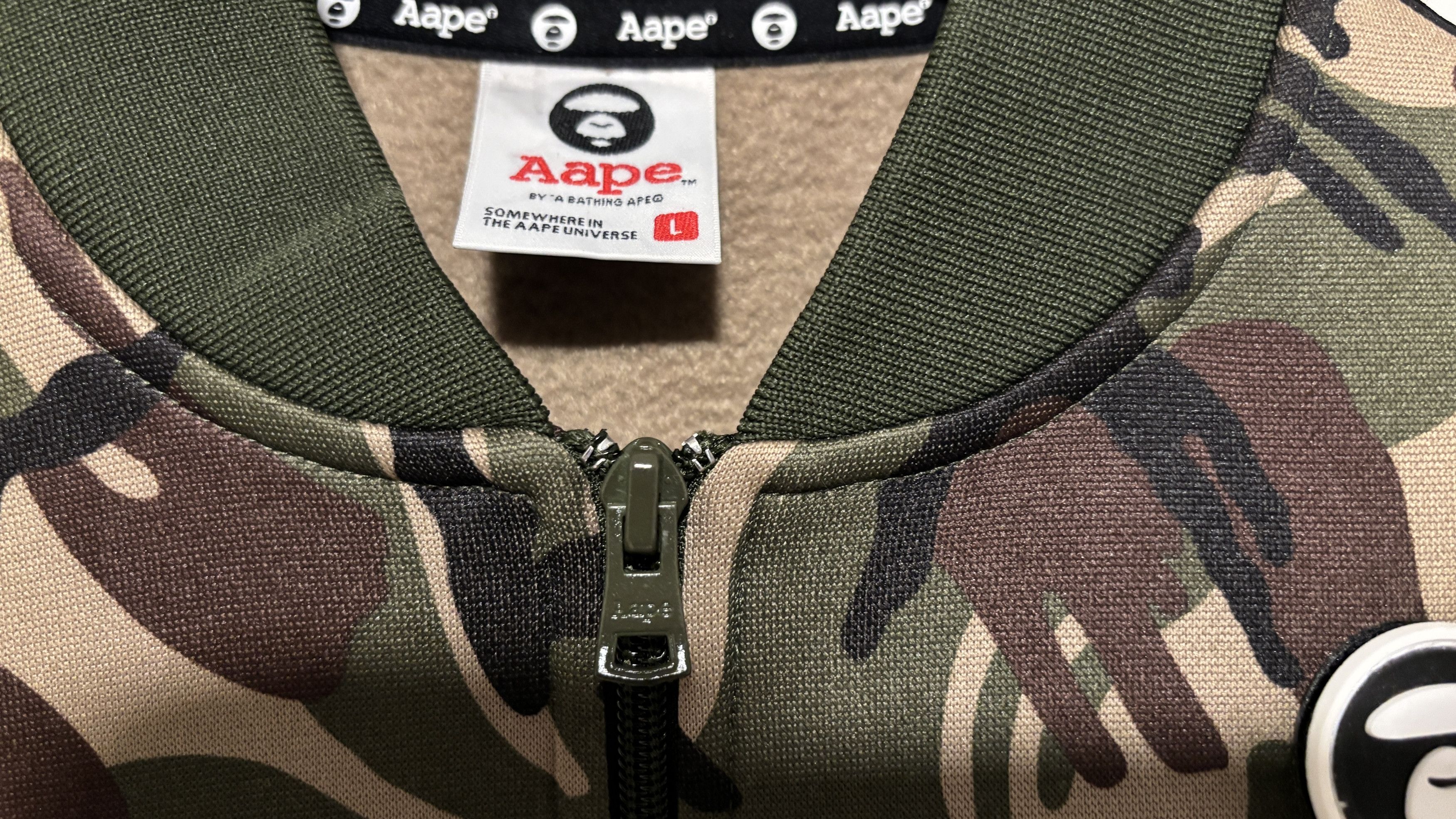 Aape AAPE Now by A Bathing Ape Camo Bomber Jacket - Medium Size US M / EU 48-50 / 2 - 6 Thumbnail