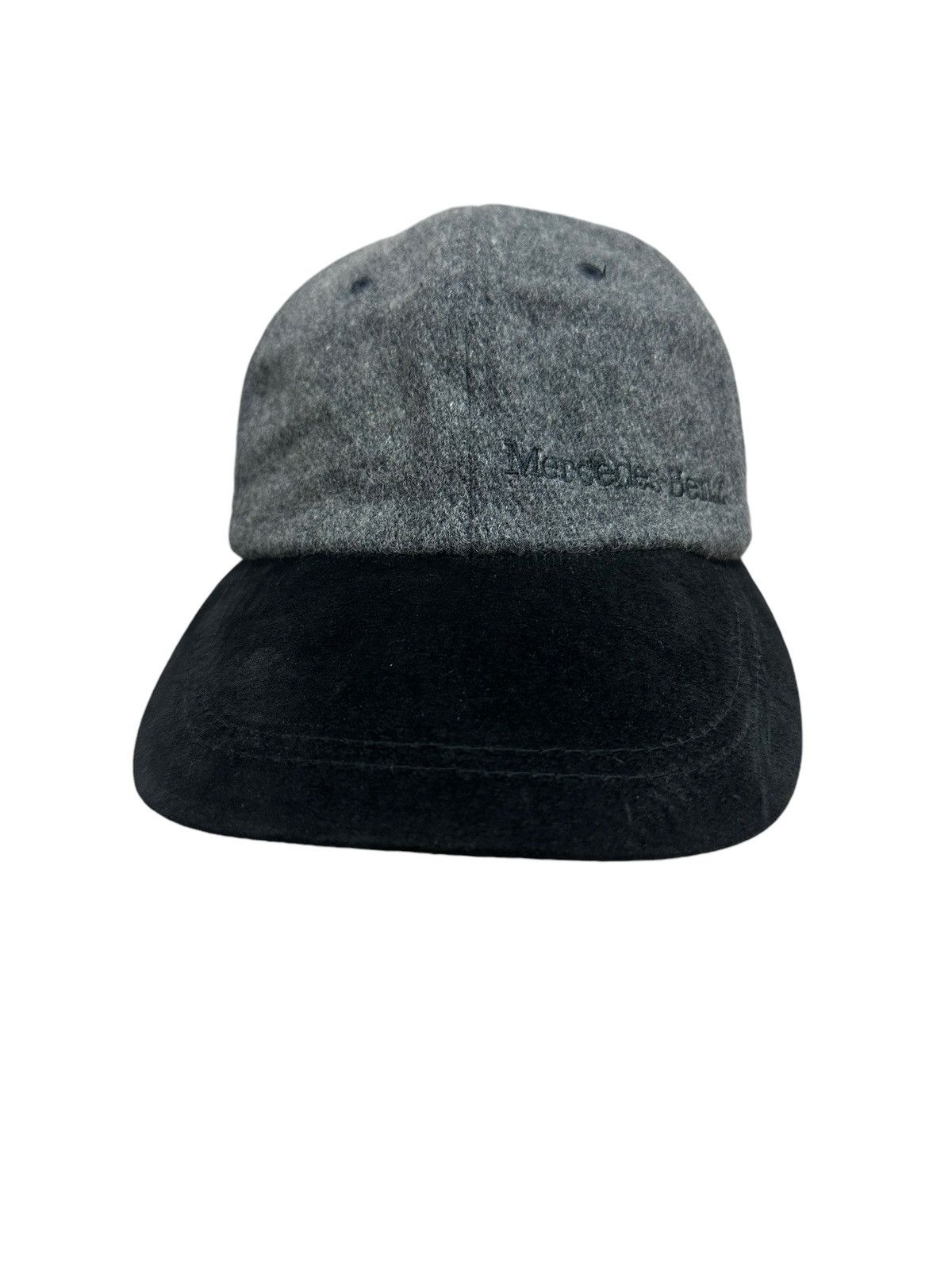 Mercedes-Benz × Vintage RARE ‼️ Vintage Mercedes Benz Leather Hat Cap Size ONE SIZE - 2 Thumbnail