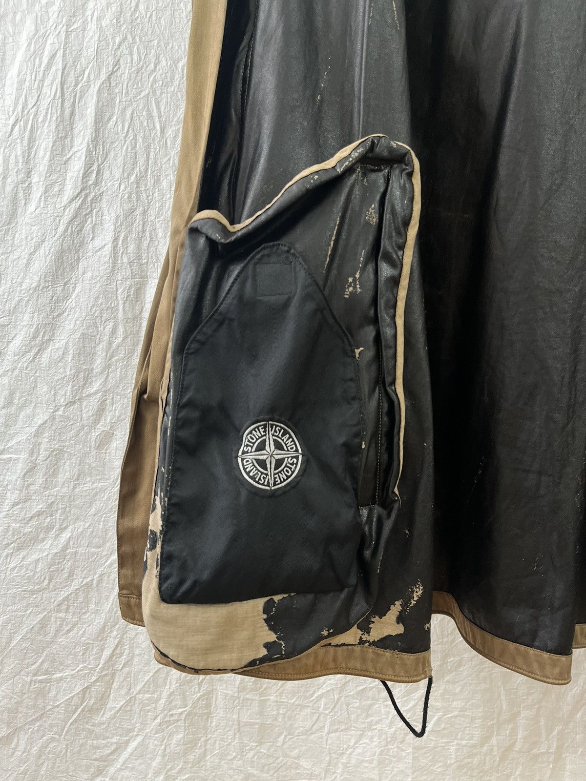 Stone Island Stone Island fw1999 raso gommato jacket Size US XL / EU 56 / 4 - 13 Thumbnail