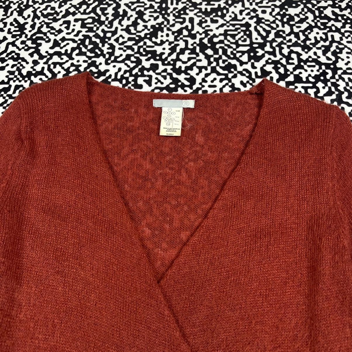 Japanese Brand Vintage Y2K Japanese Style Kid Mohair Avant Garde Sweater Size XL / US 12-14 / IT 48-50 - 7 Thumbnail