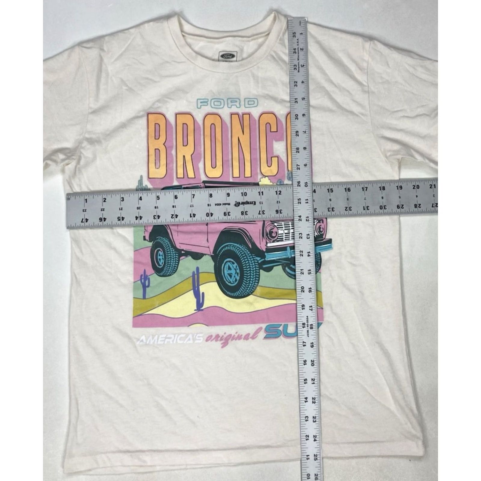 Ford FORD Bronco America's Original SUV Graphic T-shirt Women Medium Short Sleeve Size M / US 6-8 / IT 42-44 - 5 Thumbnail