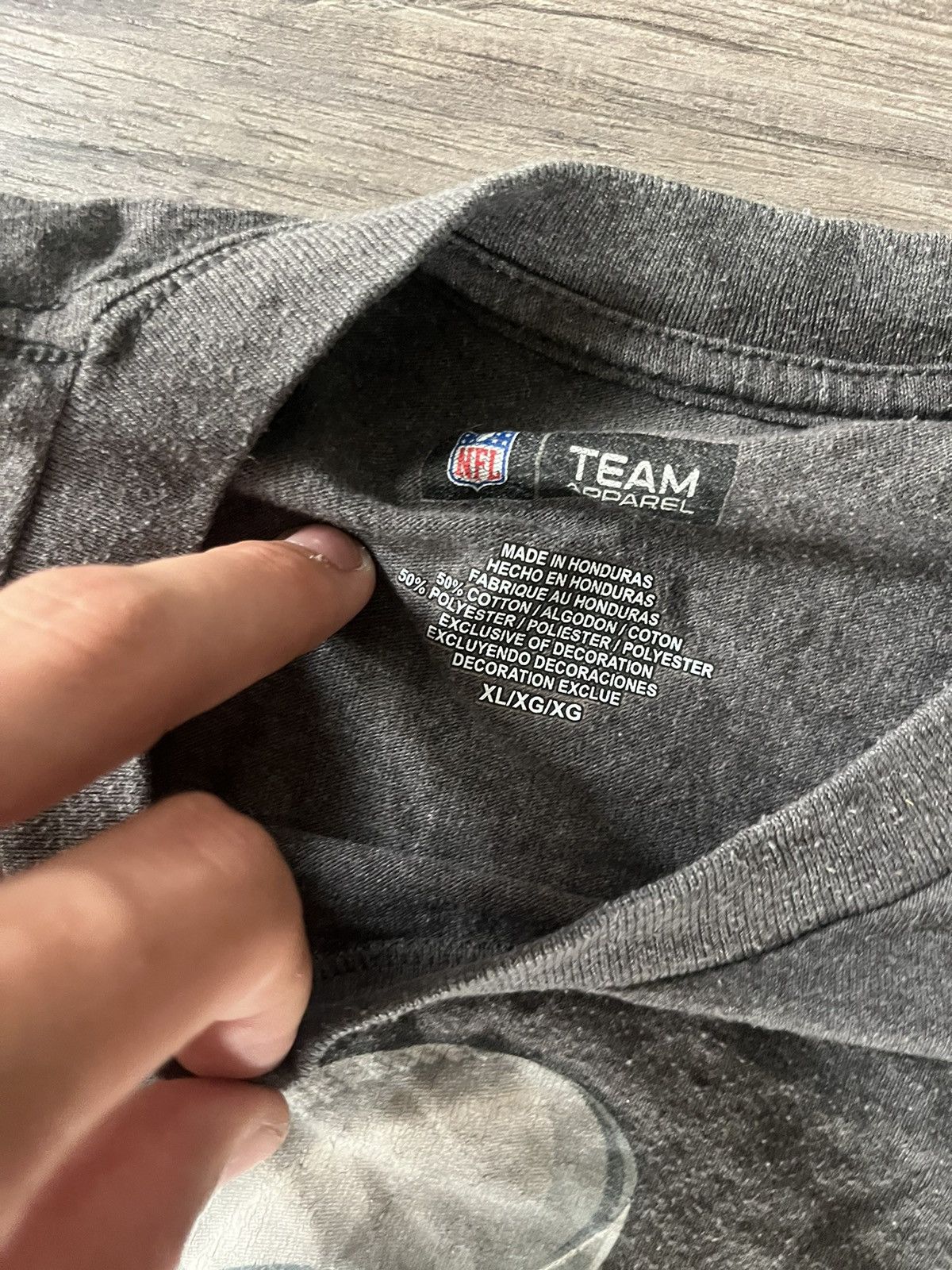 NFL × Vintage Vintage 90s y2k Super Bowl Tee Size US XL / EU 56 / 4 - 2 Thumbnail