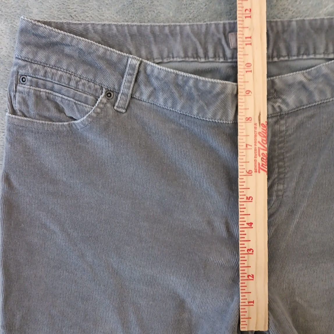 J. Jill J.Jill Pants Womens 14P Gray Bootcut Corduroy Stretch 35x29.5 Mid Rise Chino Pants Womens Mens? Size 36" / US 14 / IT 50 - 4 Thumbnail