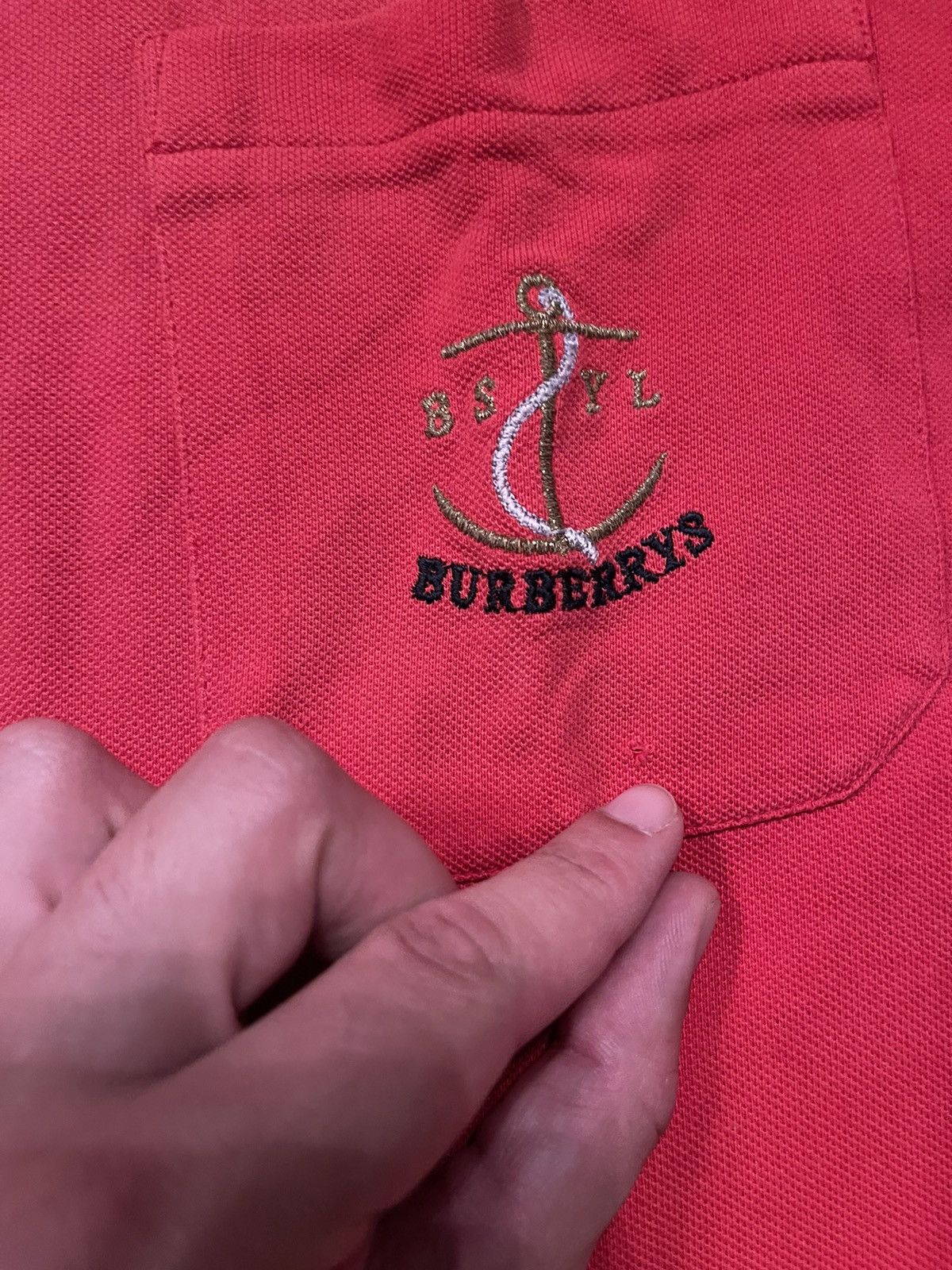 Burberry × Designer × Vintage Burberry’s 90s vintage polo t-shirt Size US M / EU 48-50 / 2 - 5 Thumbnail