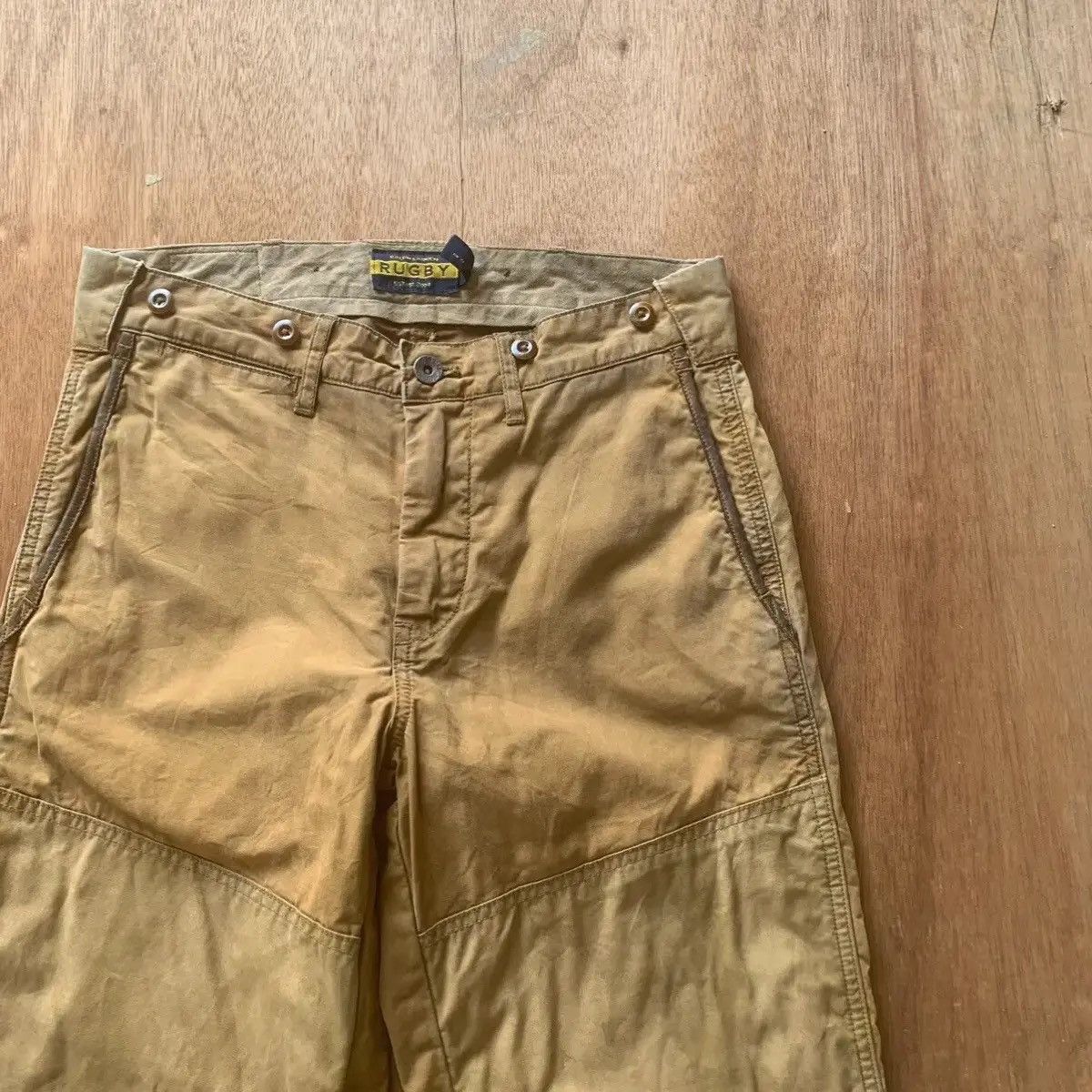 VINTAGE RUGBY POLO RALPH LAUREN DOUBLE KNEE RUSTY RARE PANTS