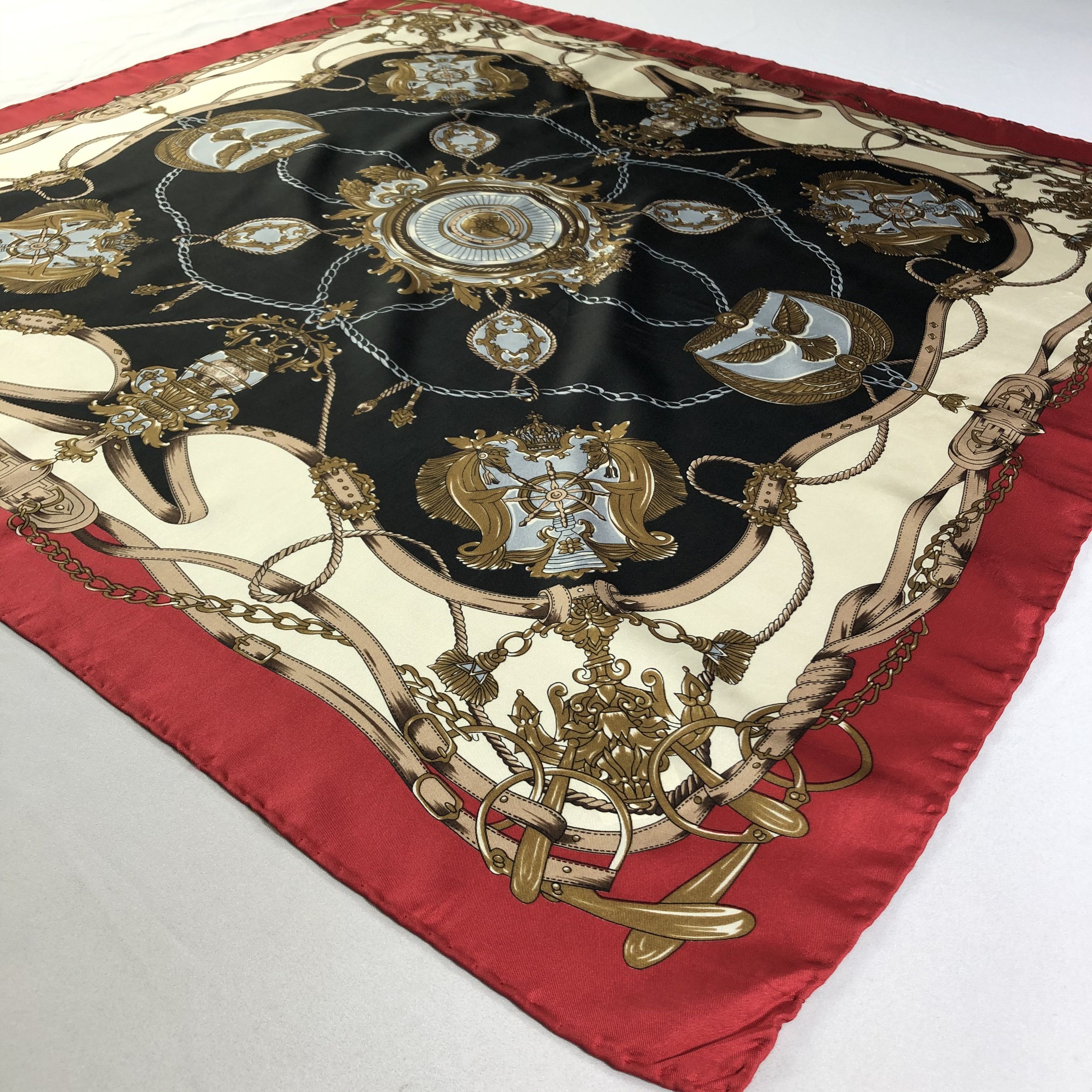 Vintage Vintage Silk Scarf Size ONE SIZE - 3 Thumbnail