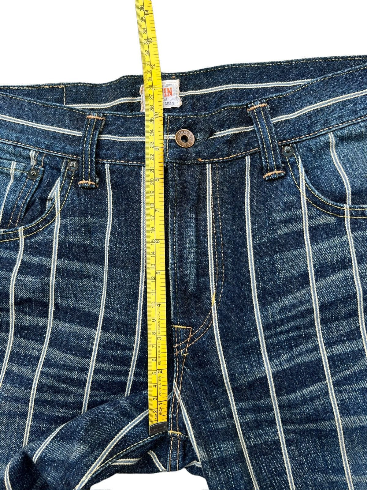 Edwin Rare🔥 Vintage Edwin 505ZXX Selvedge Denim Jeans 34x34 Size US 34 / EU 50 - 15 Thumbnail