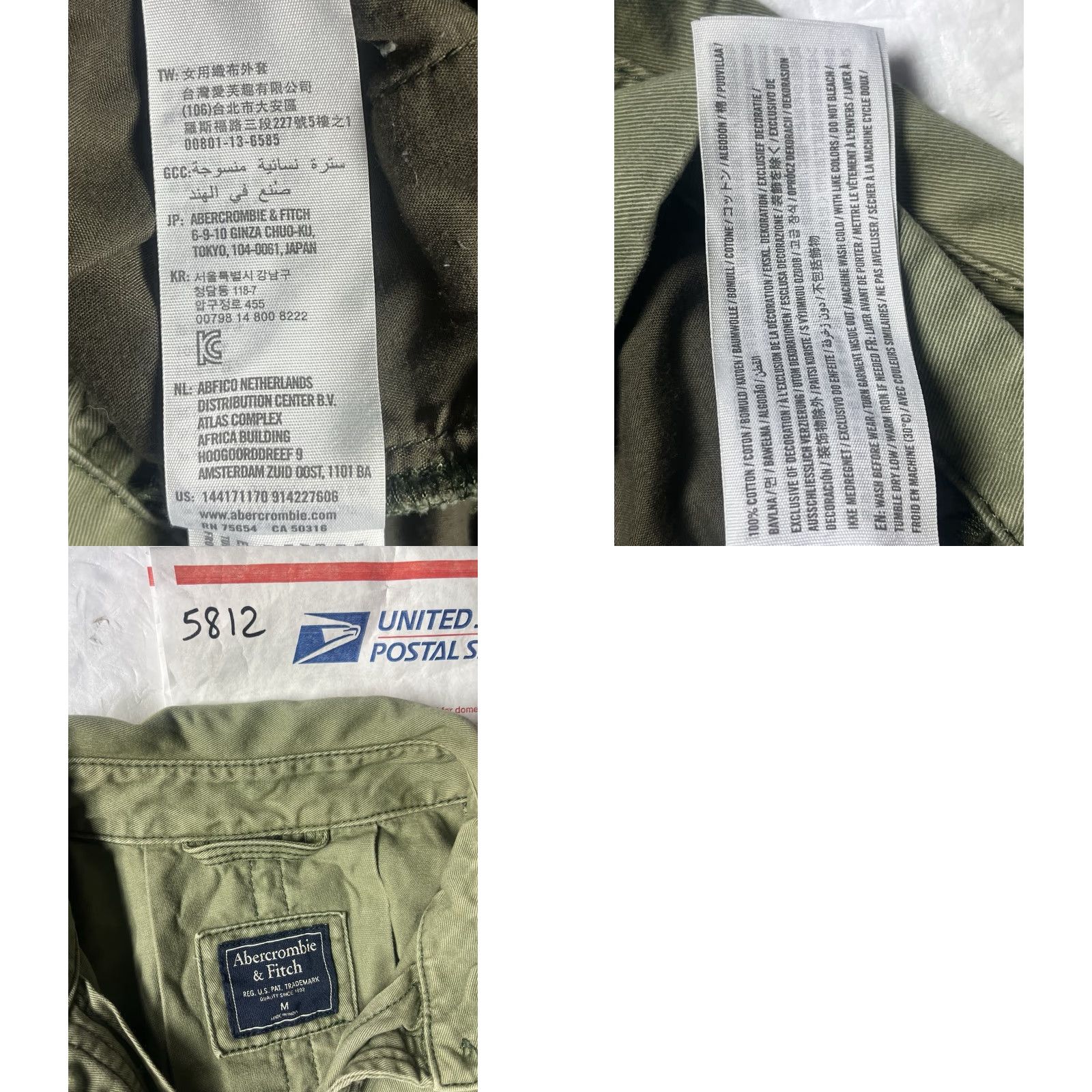 Abercrombie & Fitch Abercrombie & Fitch Y2K Green Full Zip-Button Military Shacket Size M Jacket Men Medium Green Shacket Military Jacket Abercrombie & Fitch Size US M / EU 48-50 / 2 - 8 Thumbnail