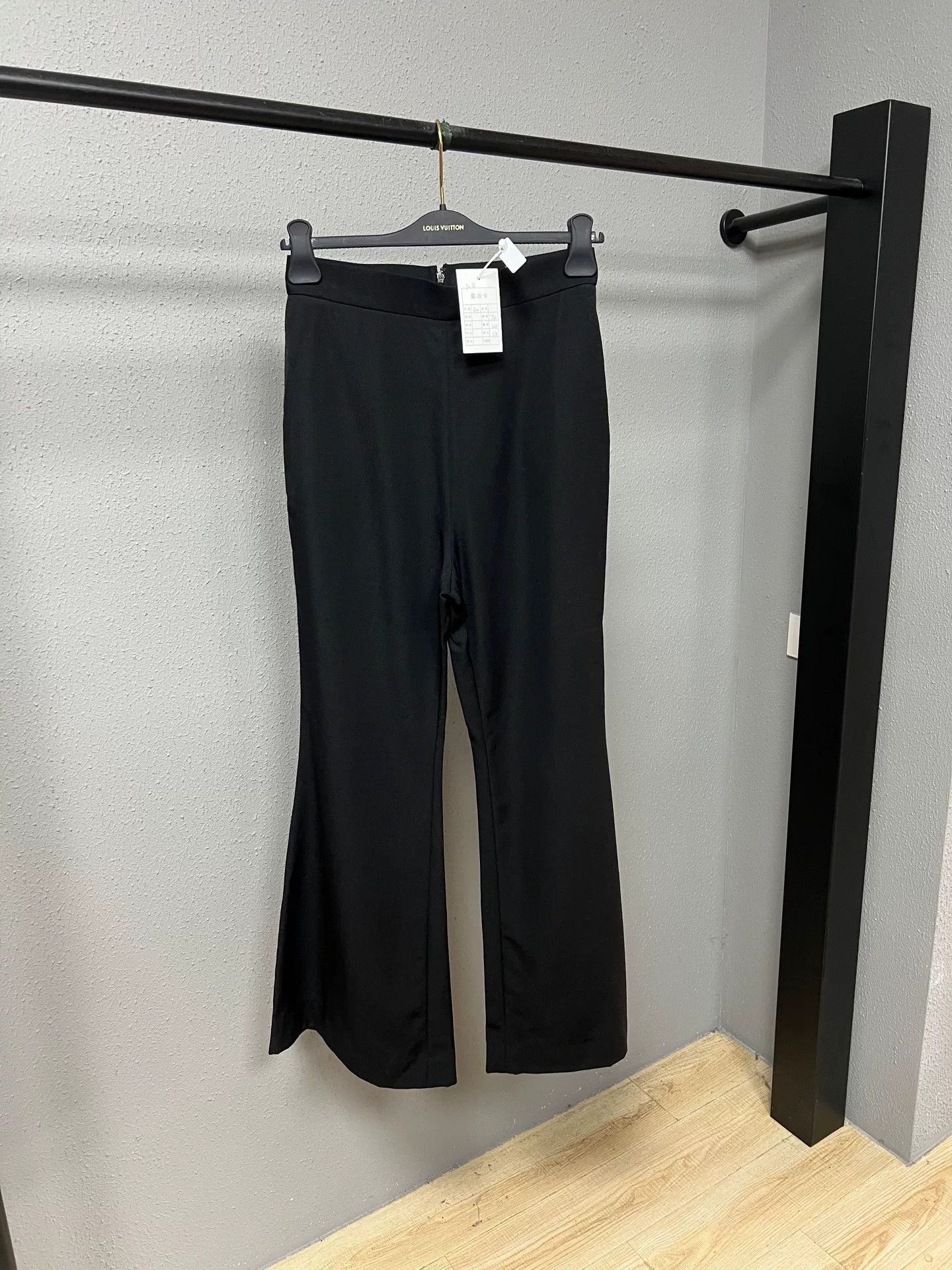 Balmain Balmain Black Drapey Tailored Trousers Size US 40 / EU 56 - 1 Thumbnail