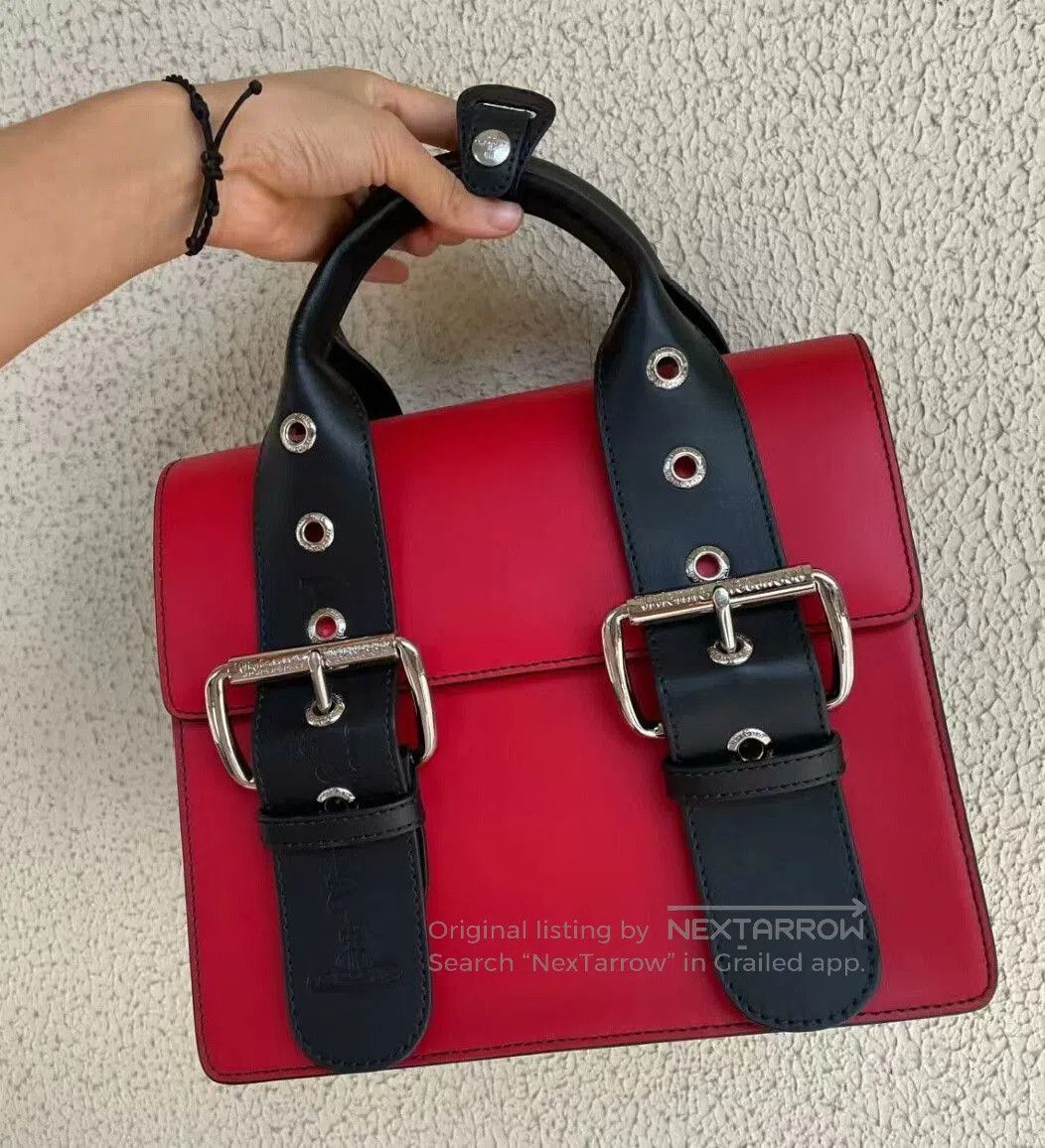 Vivienne Westwood vivienne westwood red leather crossbody bag. Size ONE SIZE - 1 Thumbnail