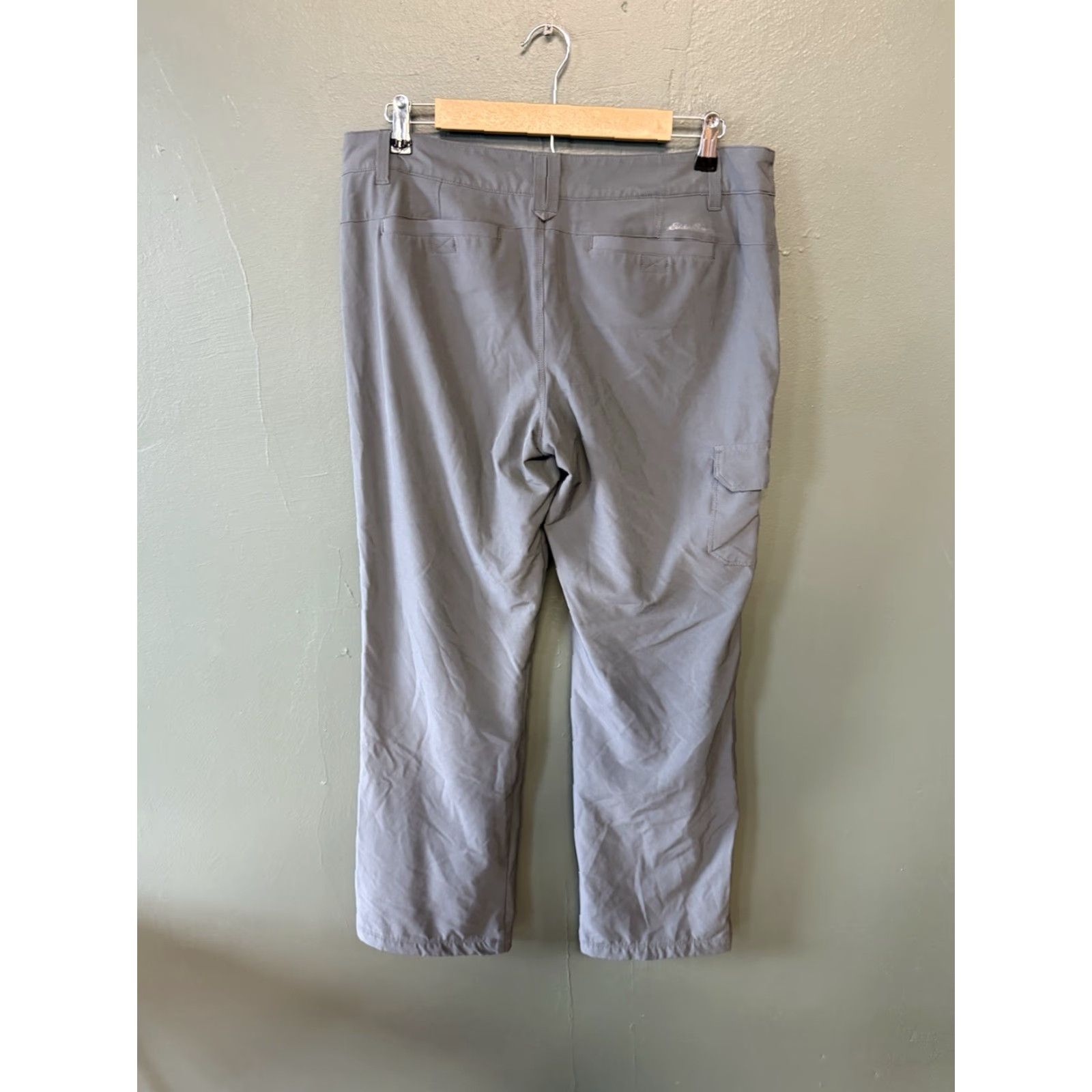 Eddie Bauer VINTAGE Eddie Bauer Womens Gray Fleece Lined Outdoor Pants Size 10 Size 32" / US 10 / IT 46 - 2 Thumbnail