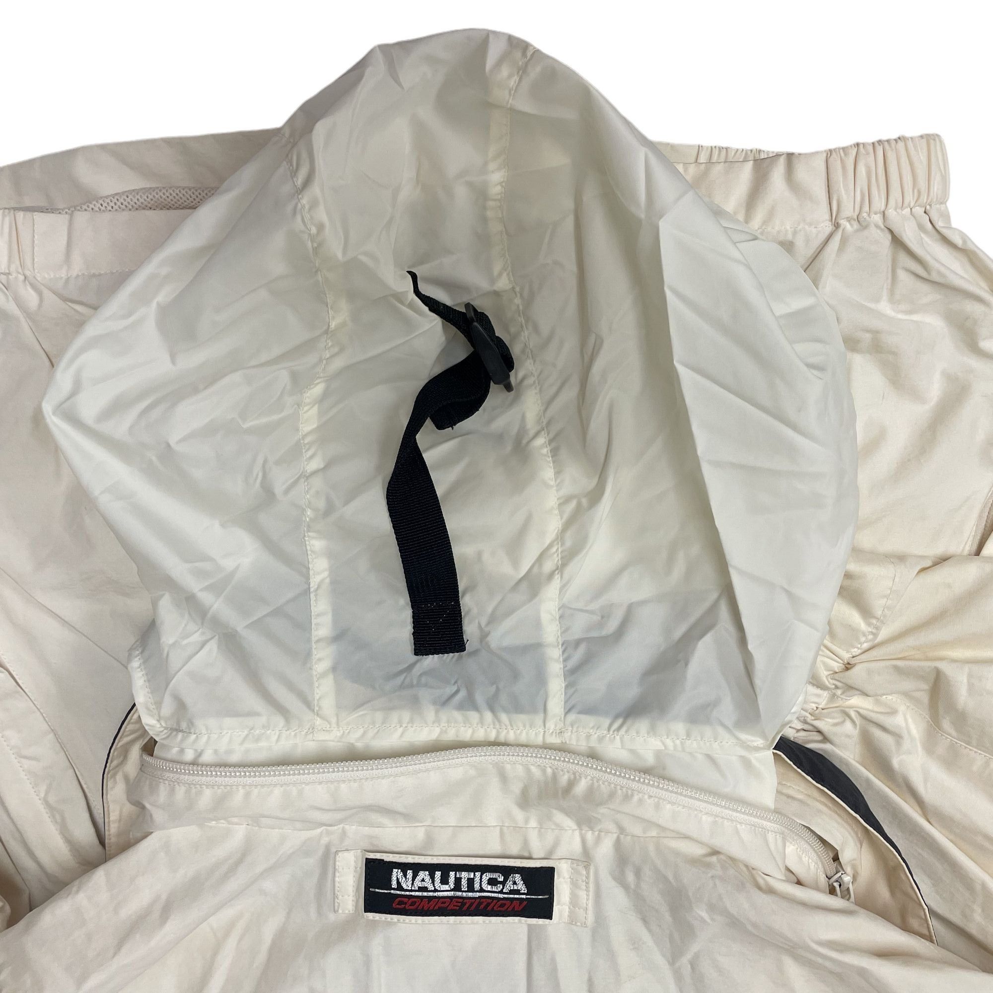 Nautica Vtg Nautica Competition White Blue Sailing Race Windbreaker Size US M / EU 48-50 / 2 - 12 Thumbnail