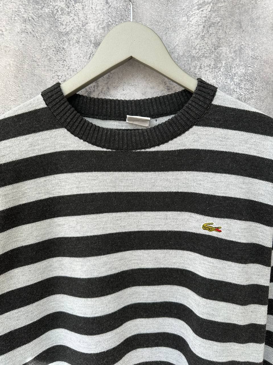 Lacoste Lacoste Striped Crew Neck Striped Vintage Jumper Size US L / EU 52-54 / 3 - 5 Thumbnail