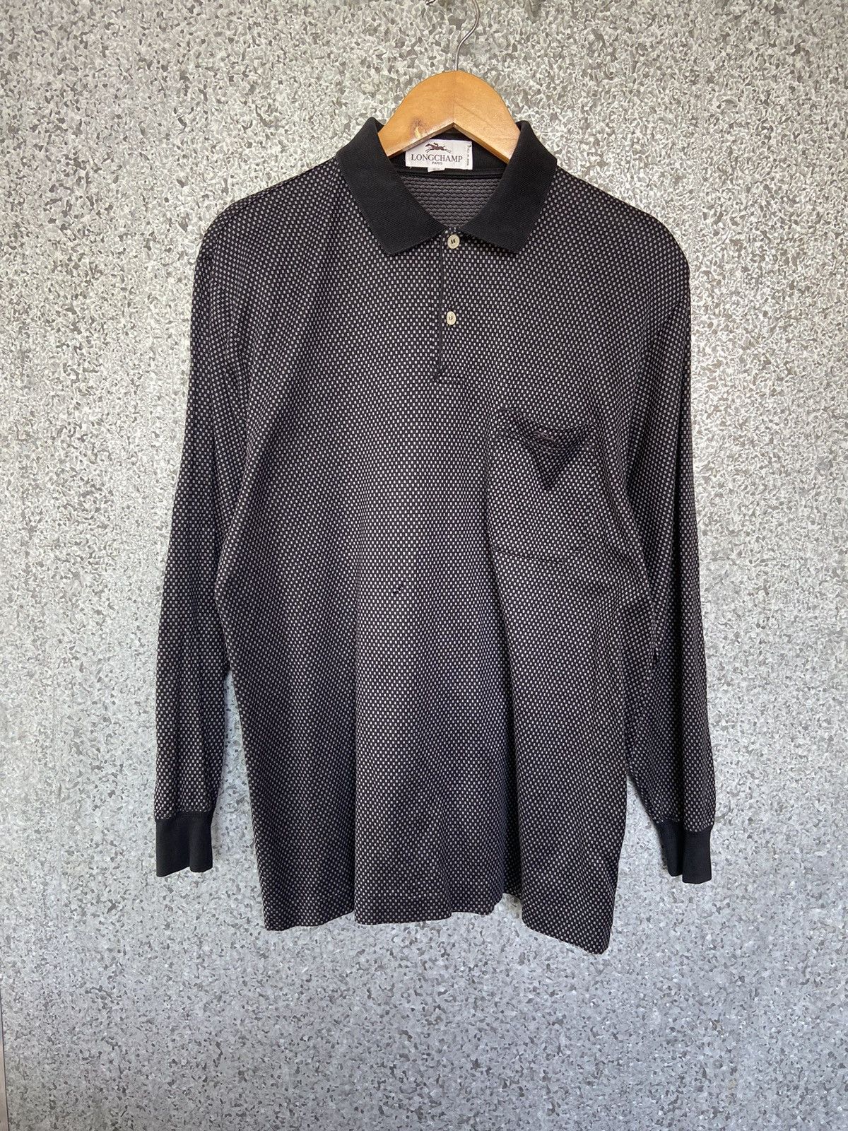 Longchamp Vintage Longchamp polo long sleeve Size US M / EU 48-50 / 2 - 2 Thumbnail
