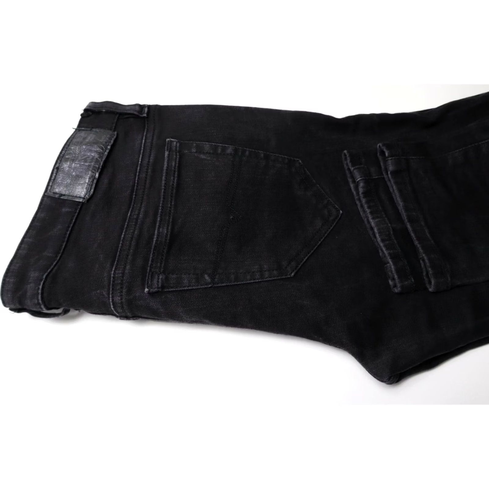 Diesel DIESEL Jeans Women's W31/L32 Skinzee-Low Super Slim-Skinny Low Waist 0813E Black Size 24" / US 00 / IT 34 - 5 Thumbnail