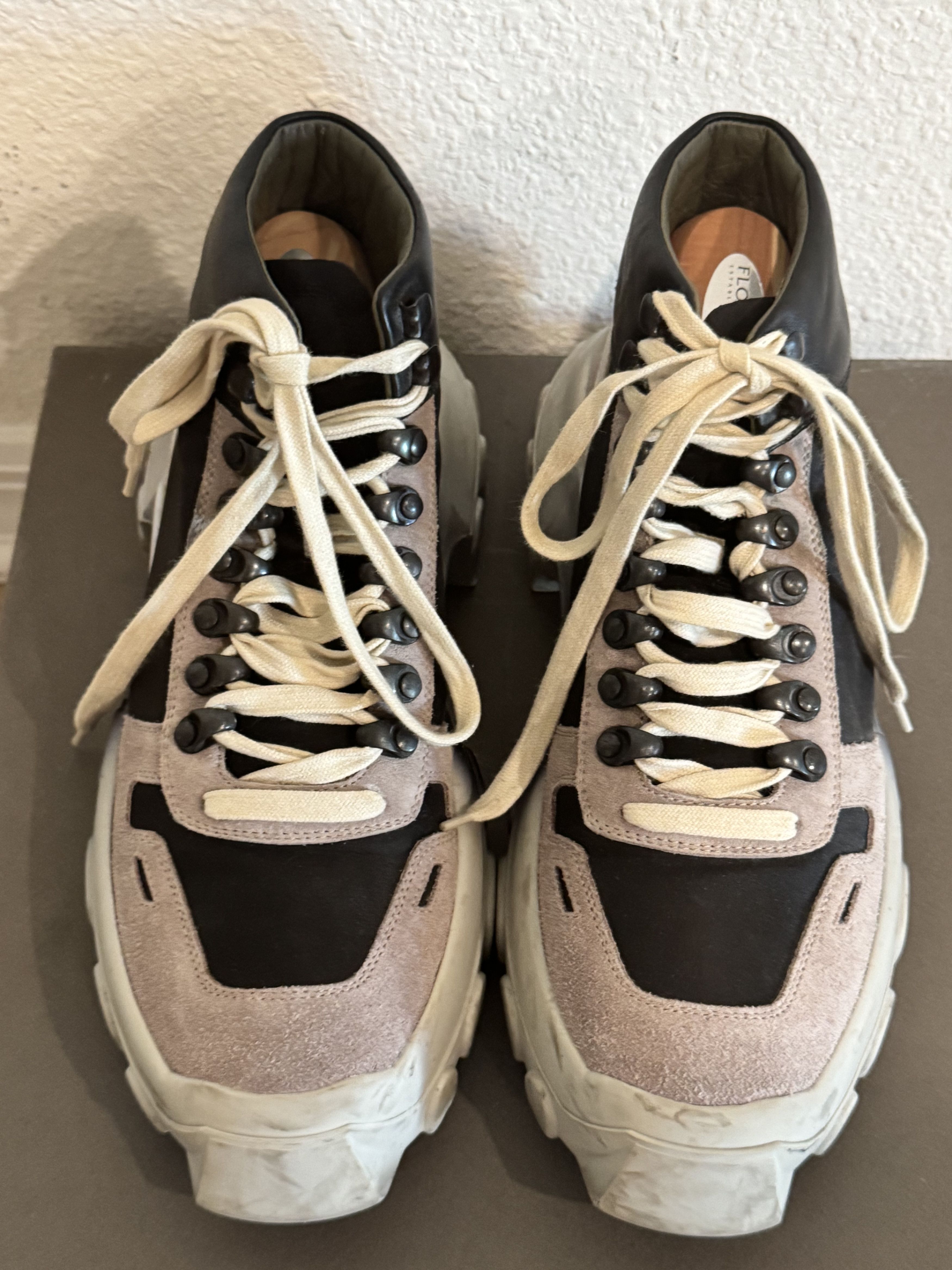 Rick Owens RICK OWENS LARRY LACE UP TRACTOR SNEAKERS Size US 7 / EU 40 - 5 Thumbnail