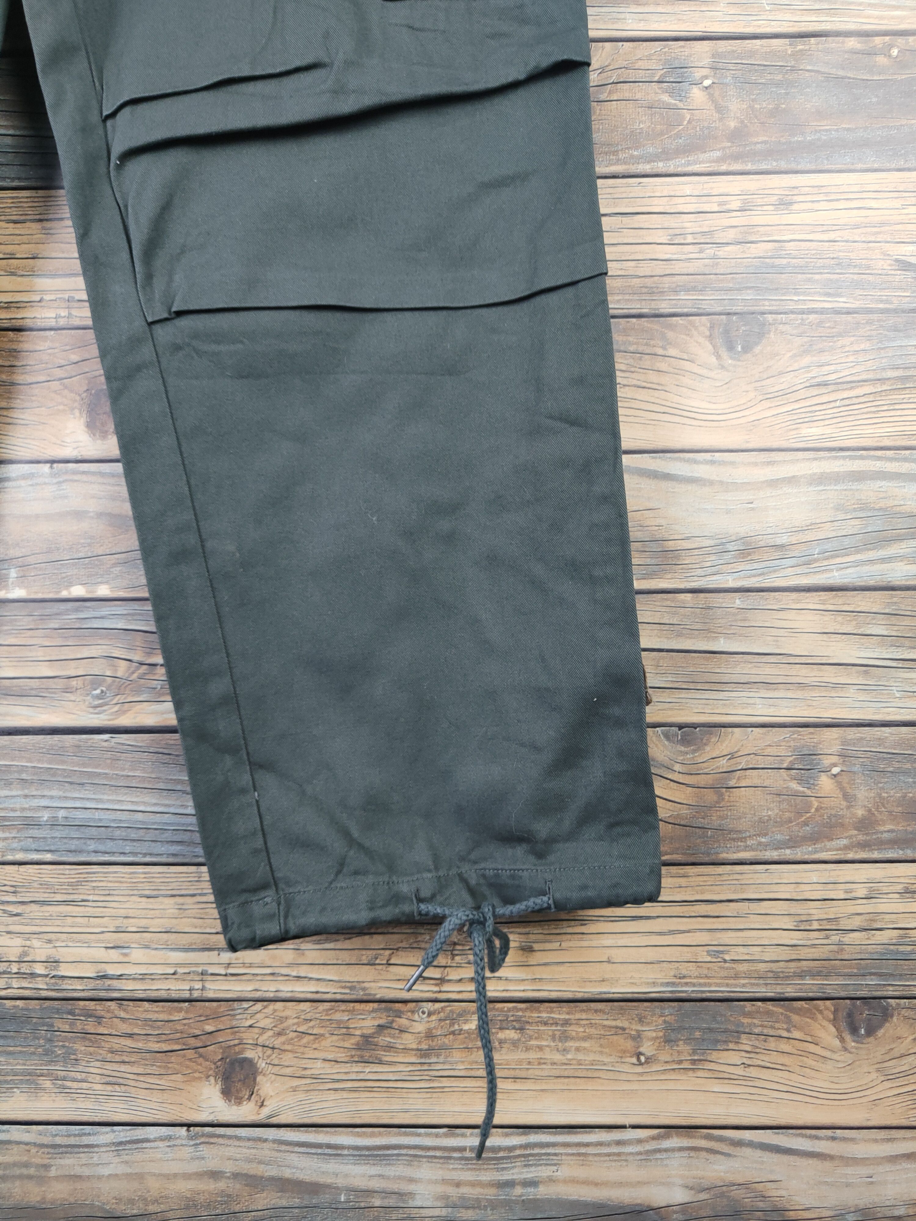 Japanese Brand DL Roughness Troop Green Multipocket Cargo Pants #1484 Size US 34 / EU 50 - 6 Thumbnail