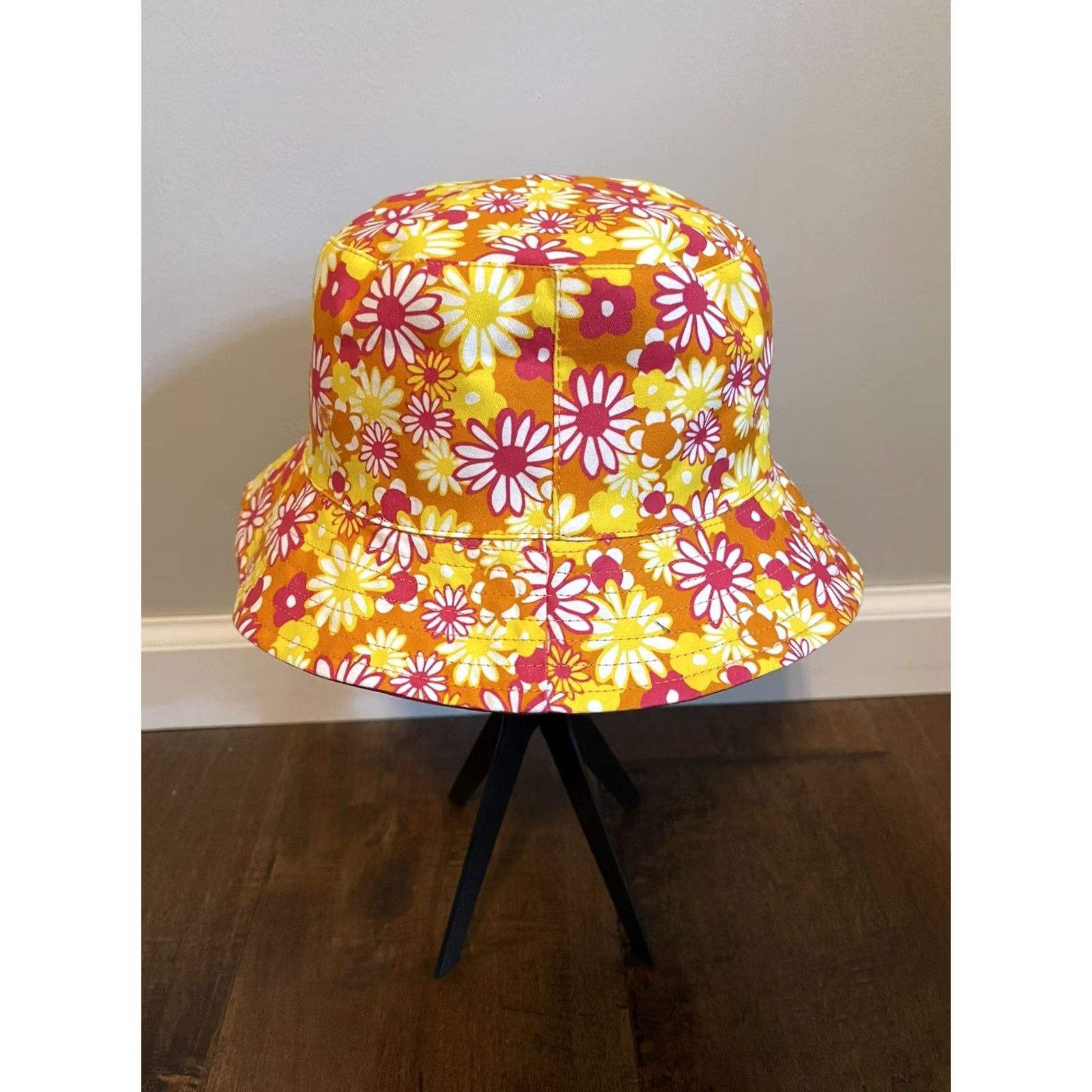 Steve Madden Steve Madden Reversible Multicolor Floral Bucket Hat Women's One Size Size ONE SIZE - 5 Thumbnail